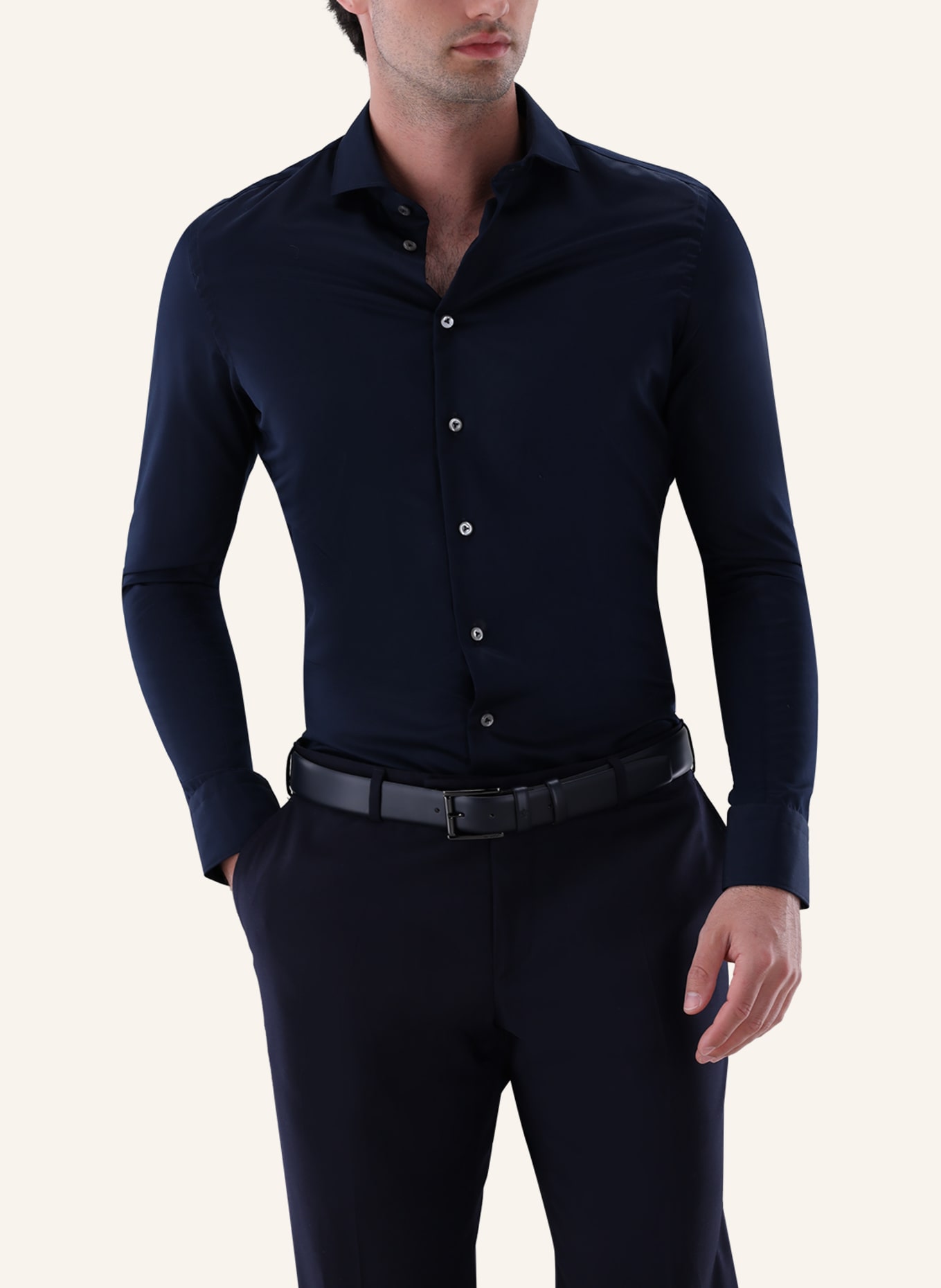 van Laack Hemd Slim Fit: BLAU