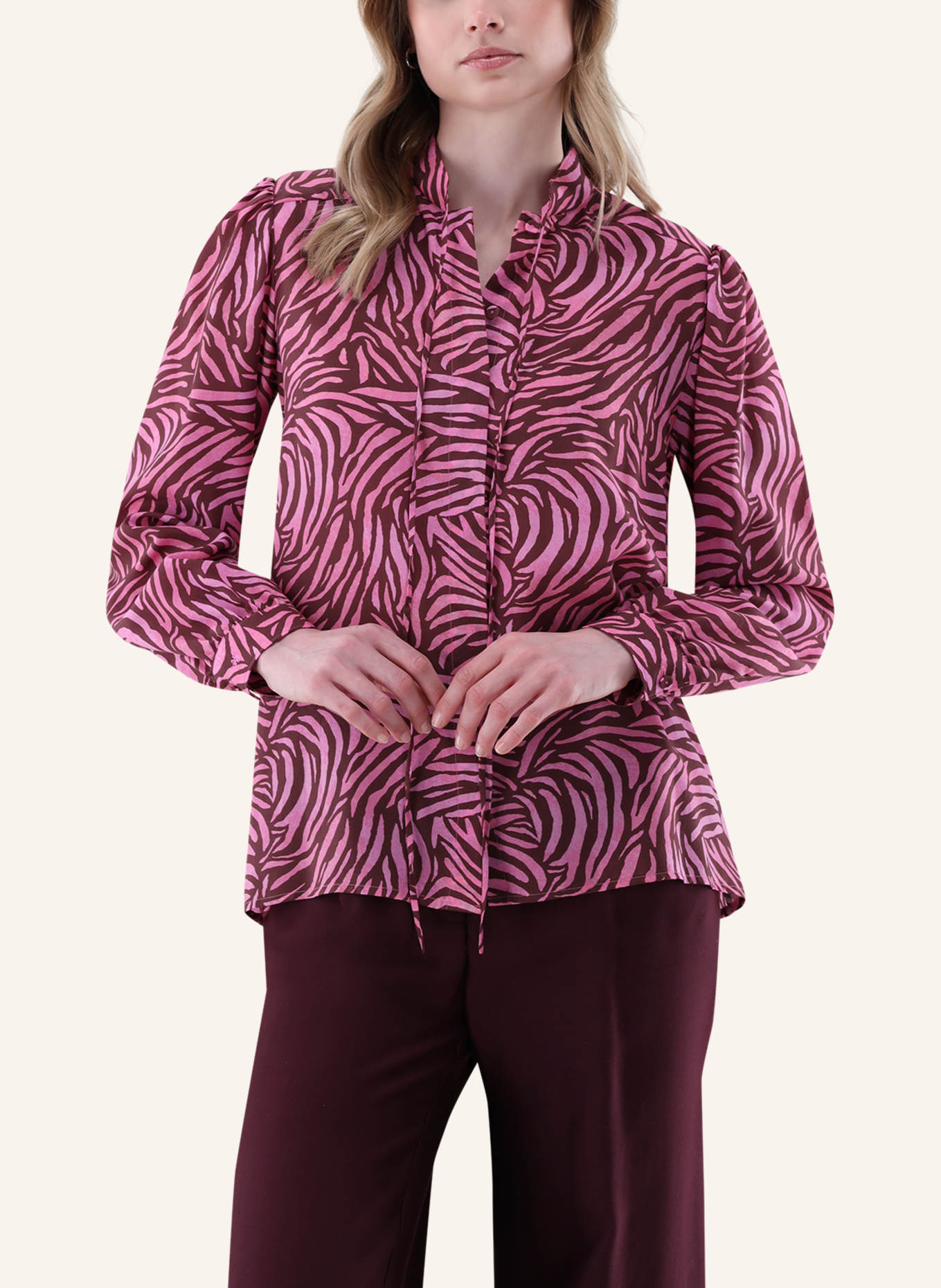 van Laack Bluse Modern Fit: ROT