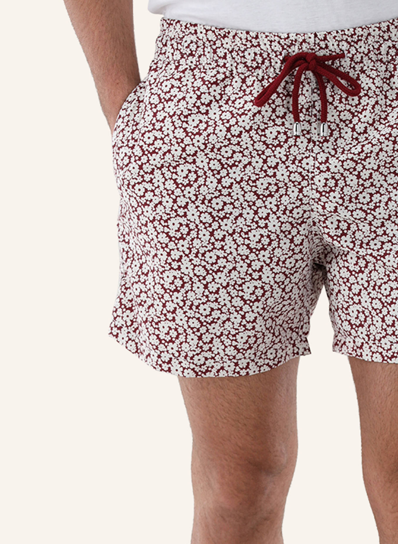 van Laack Badehose: DUNKELROT