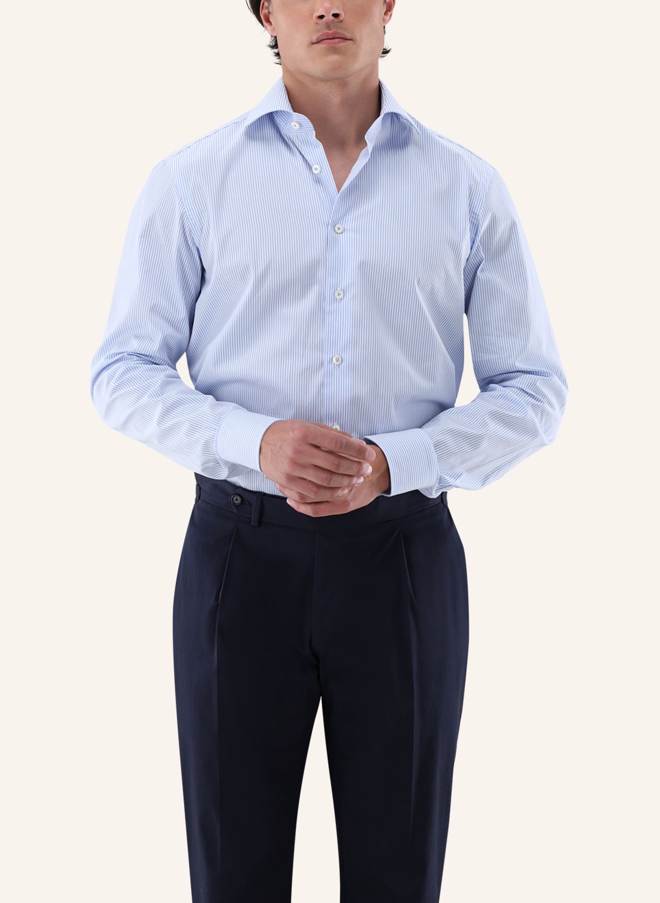 van Laack Hemd Tailor Fit: BLAU