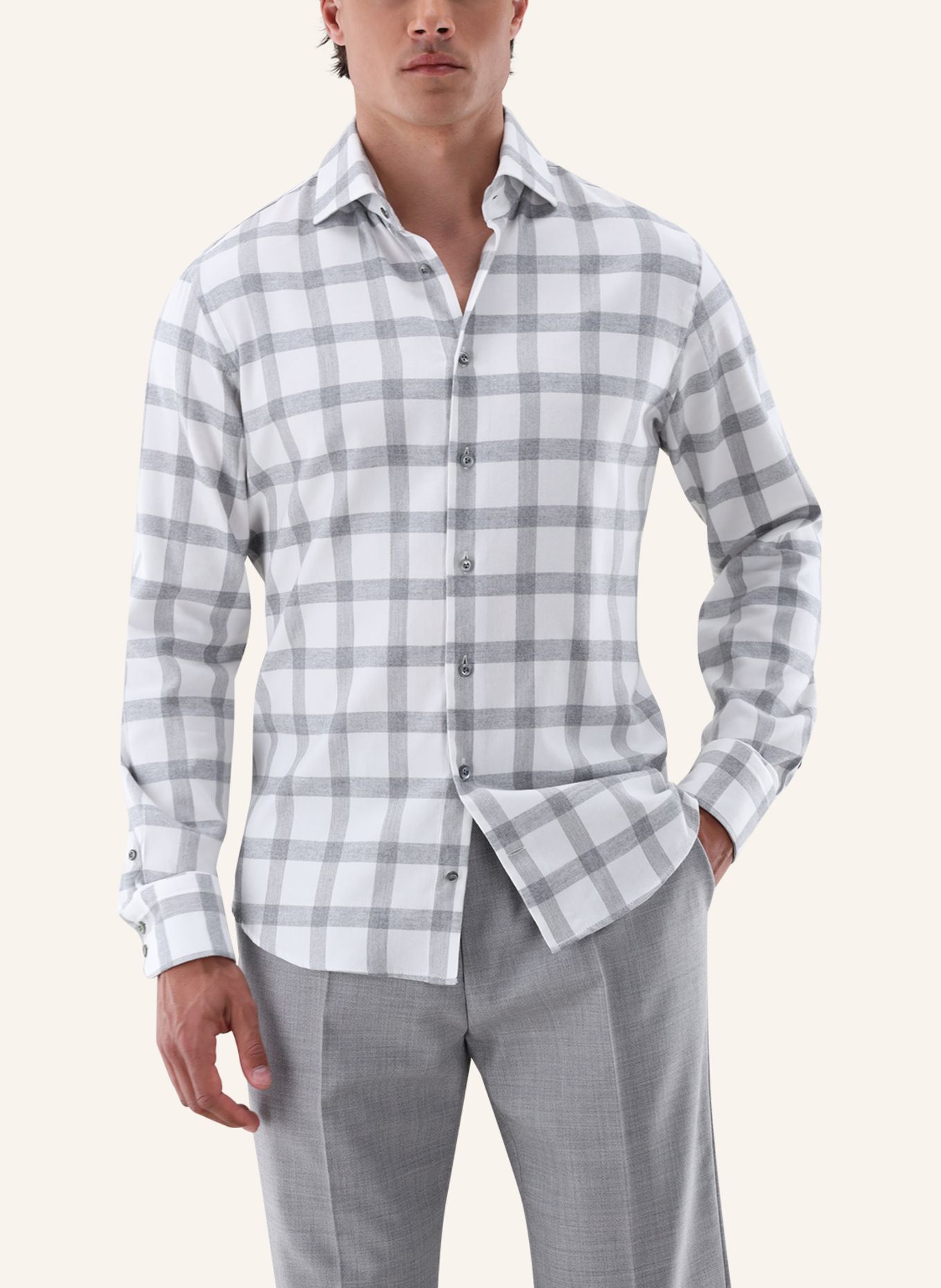 van Laack Hemd Slim Fit: GRAU