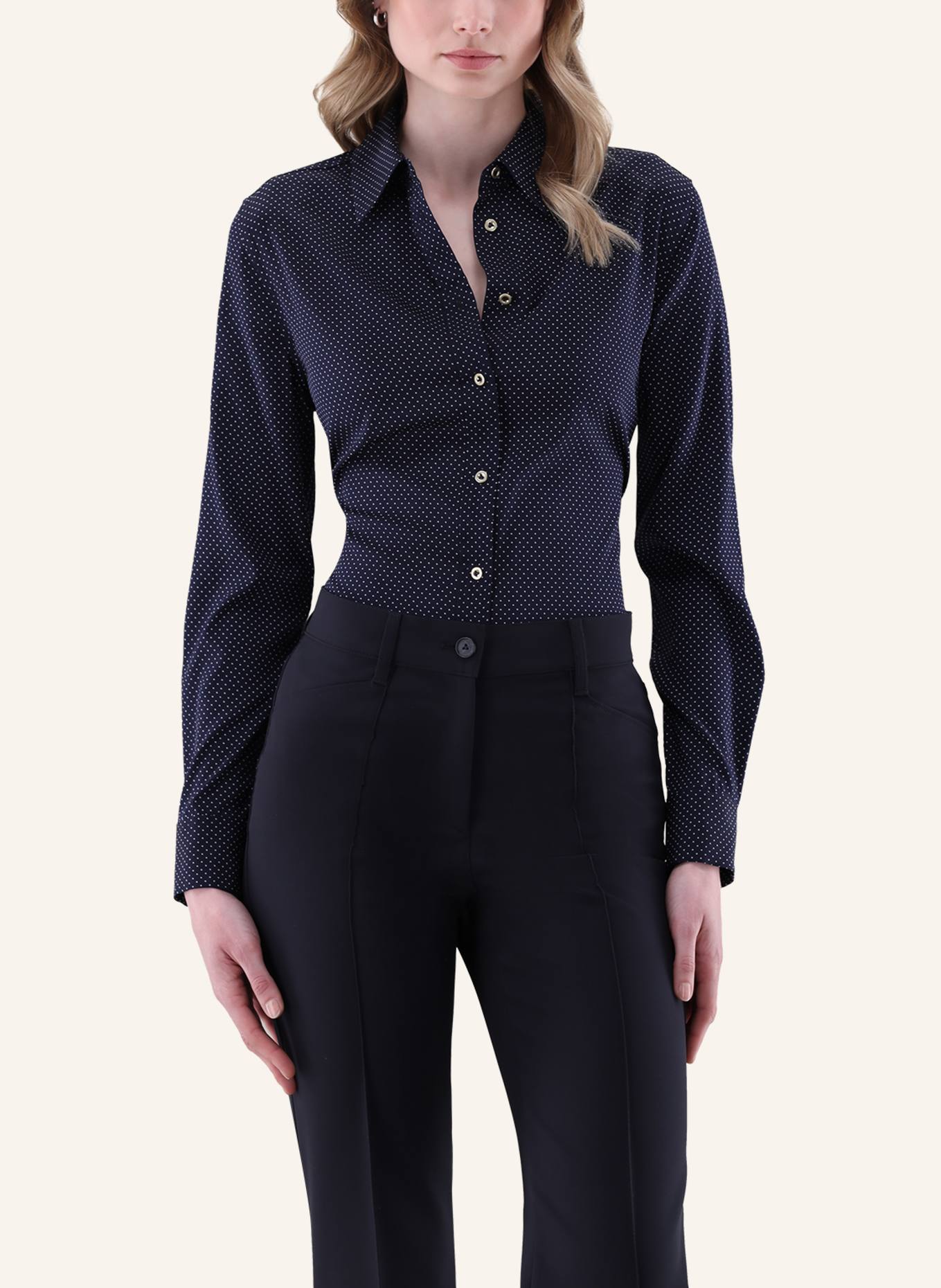 van Laack Bluse Modern Fit: BLAU