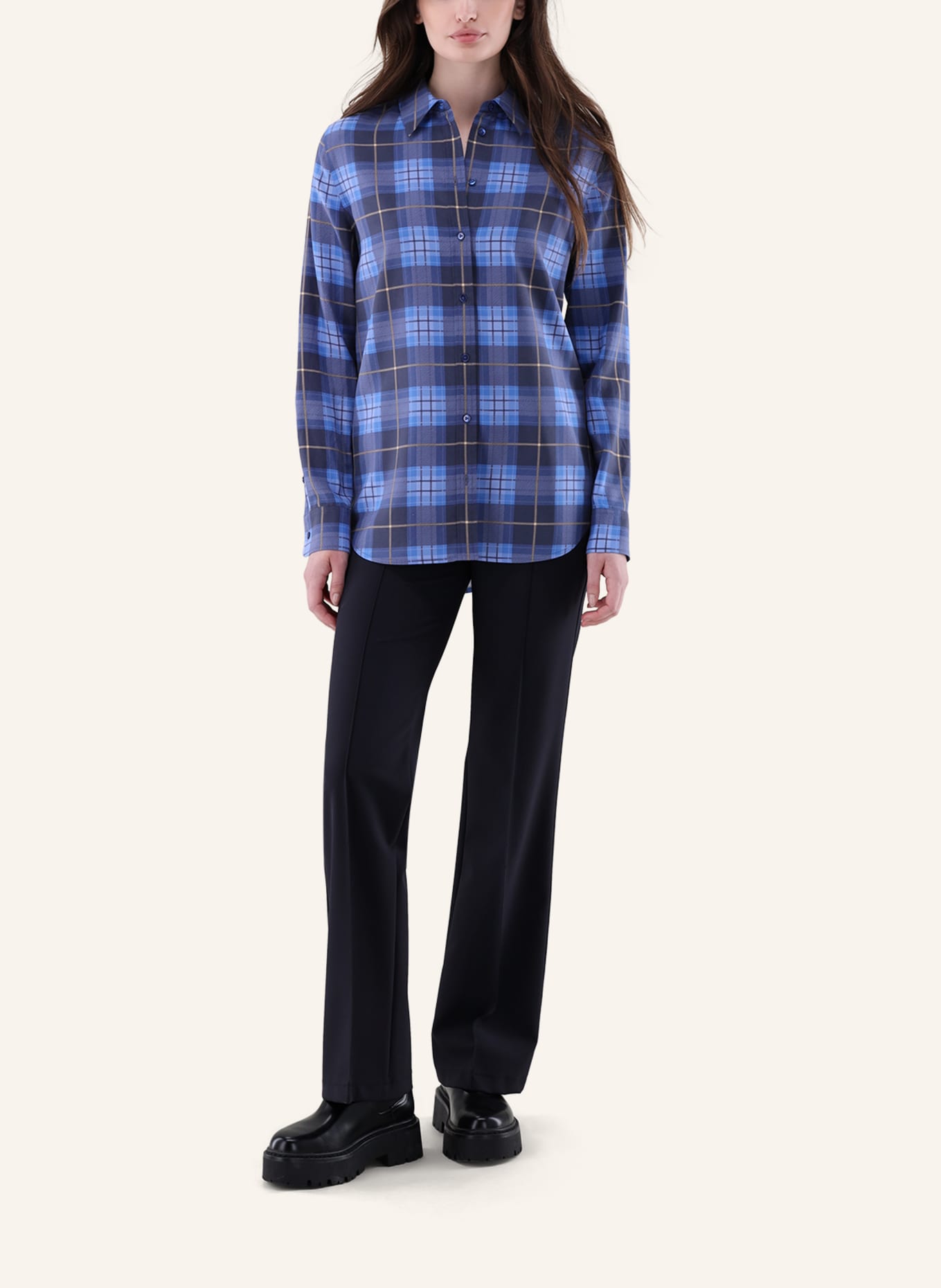 van Laack Bluse Modern Fit: BLAU