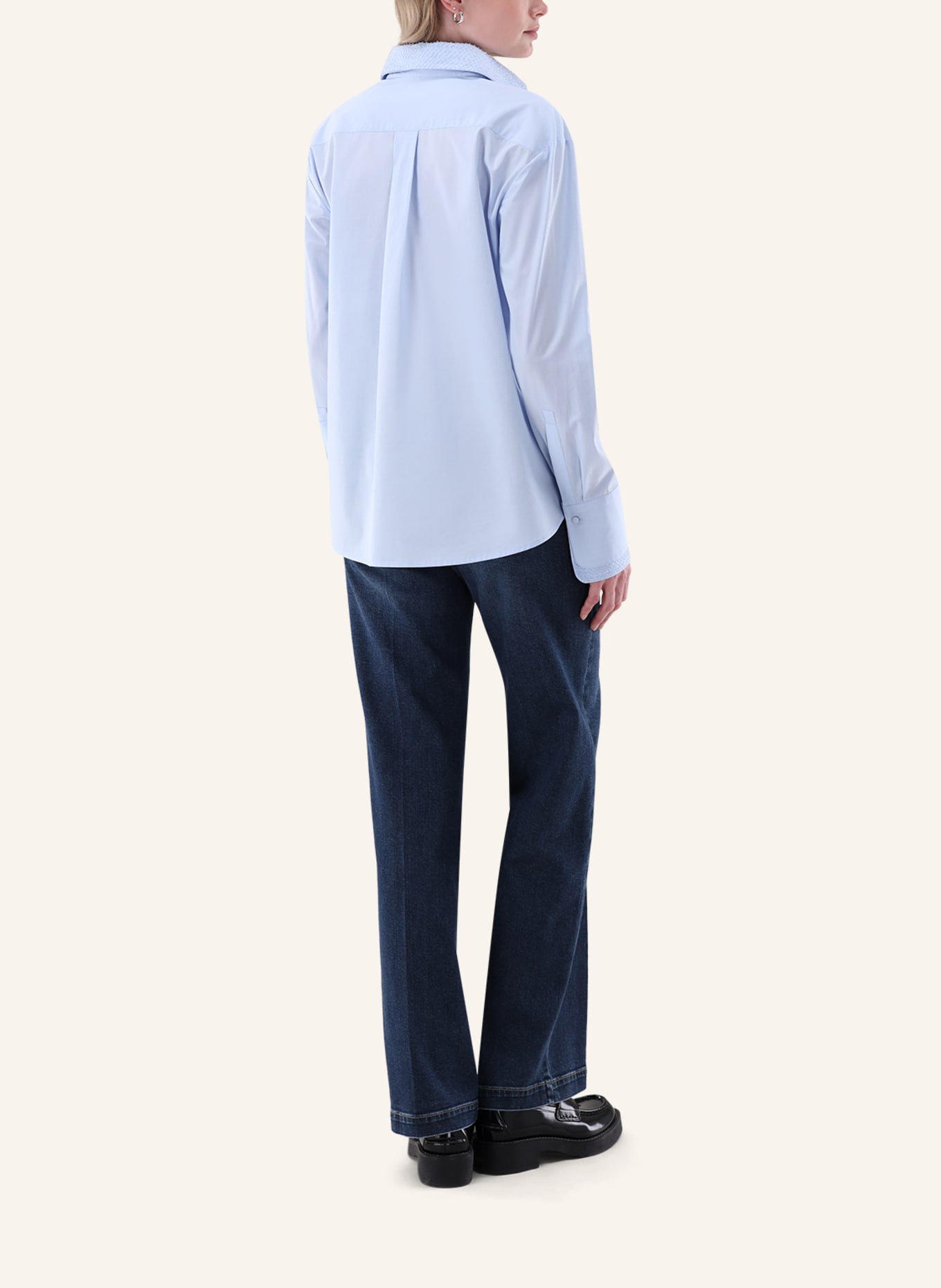 van Laack Bluse Modern Fit: BLAU