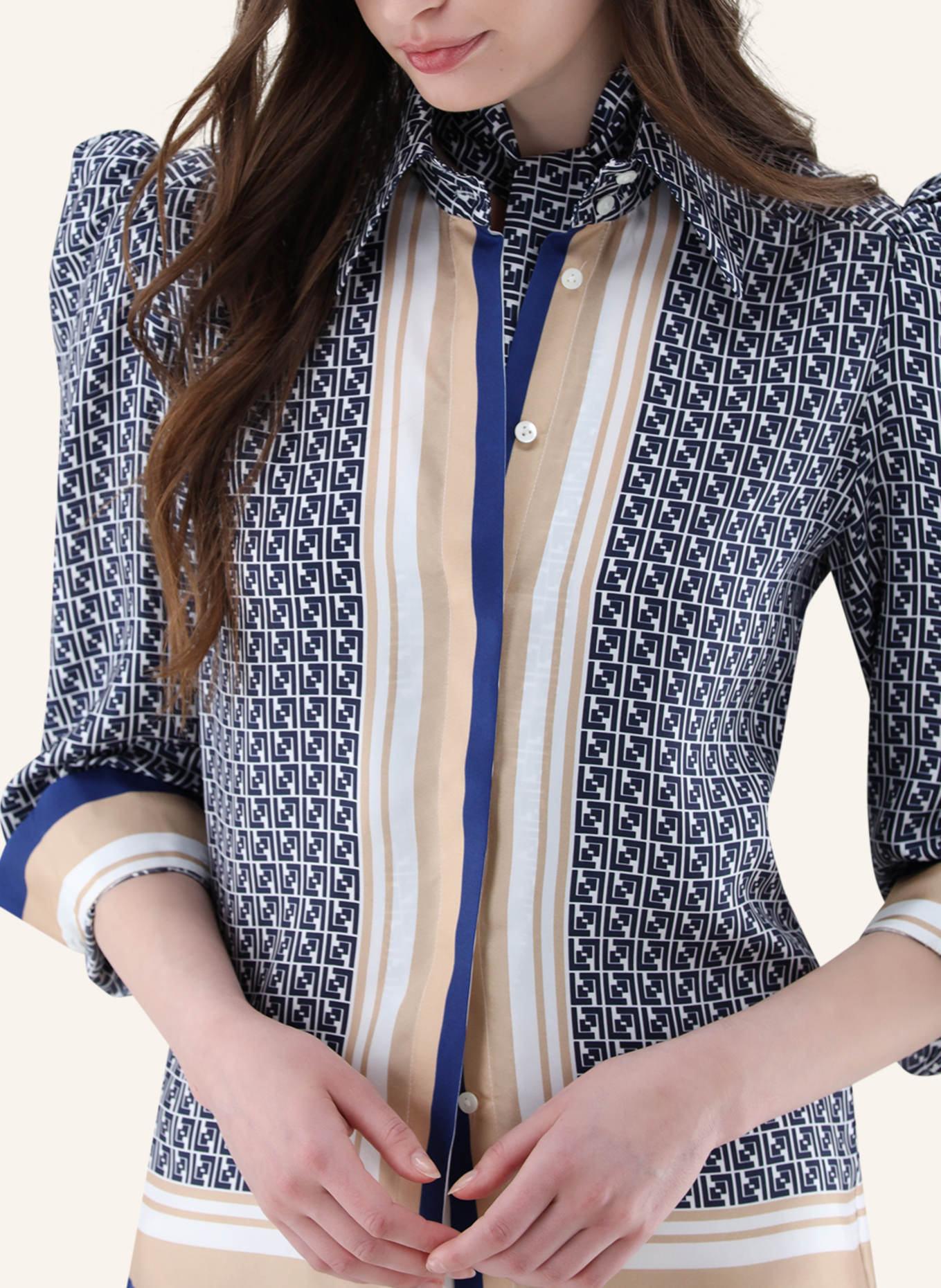 van Laack Bluse Modern Fit: BLAU