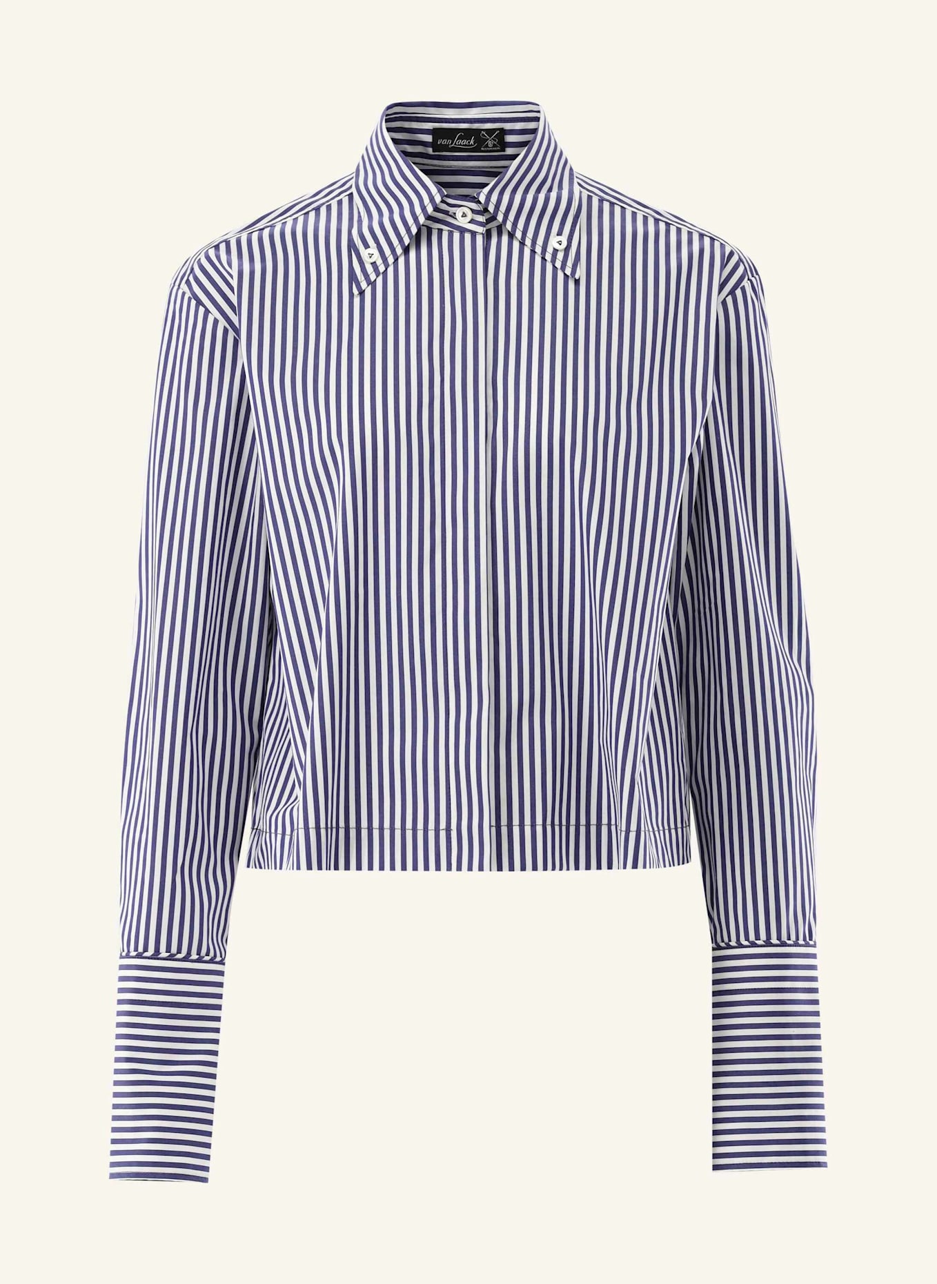 van Laack Bluse Modern Fit: DUNKELBLAU