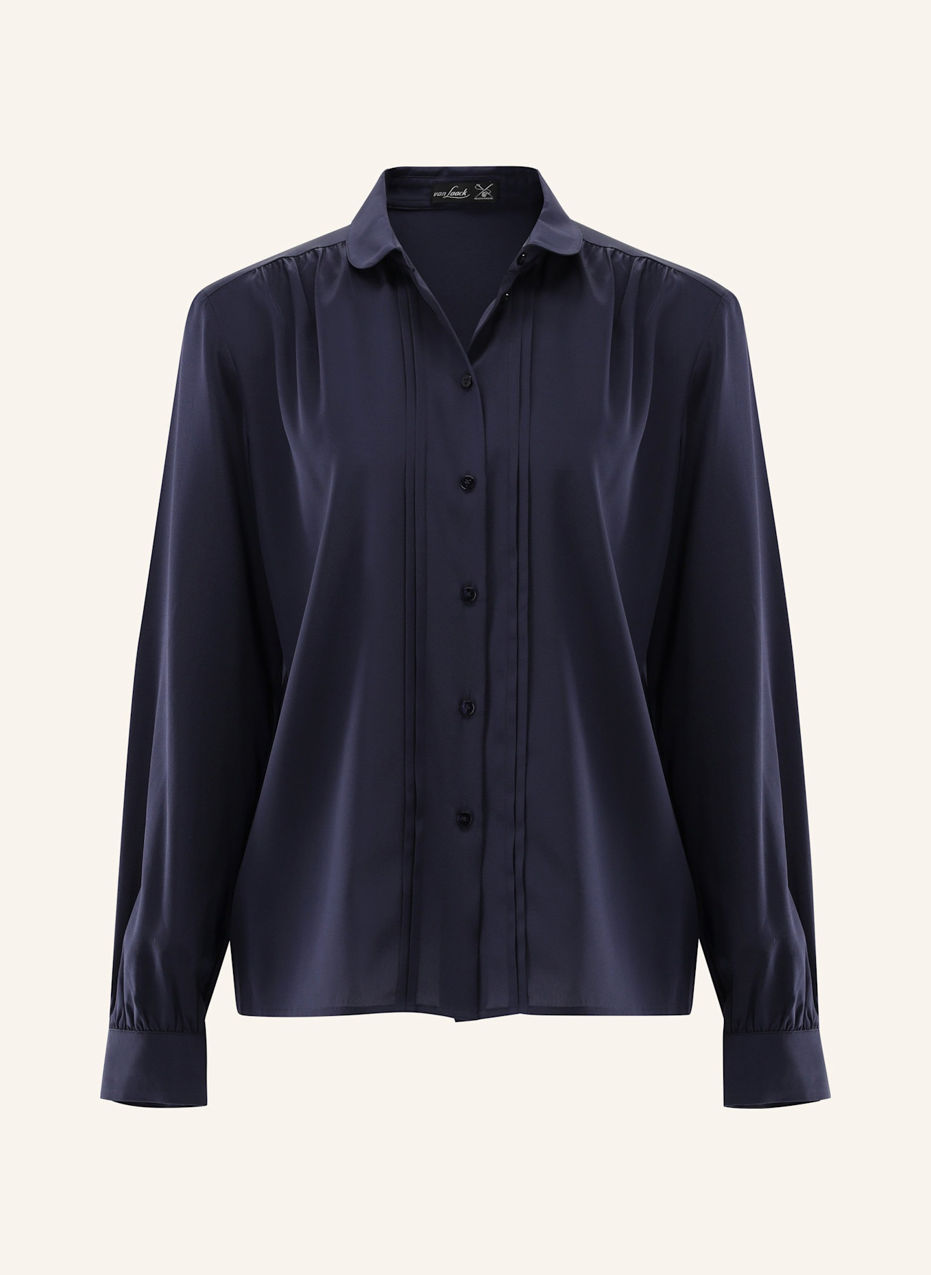 van Laack Bluse Modern Fit: DUNKELBLAU