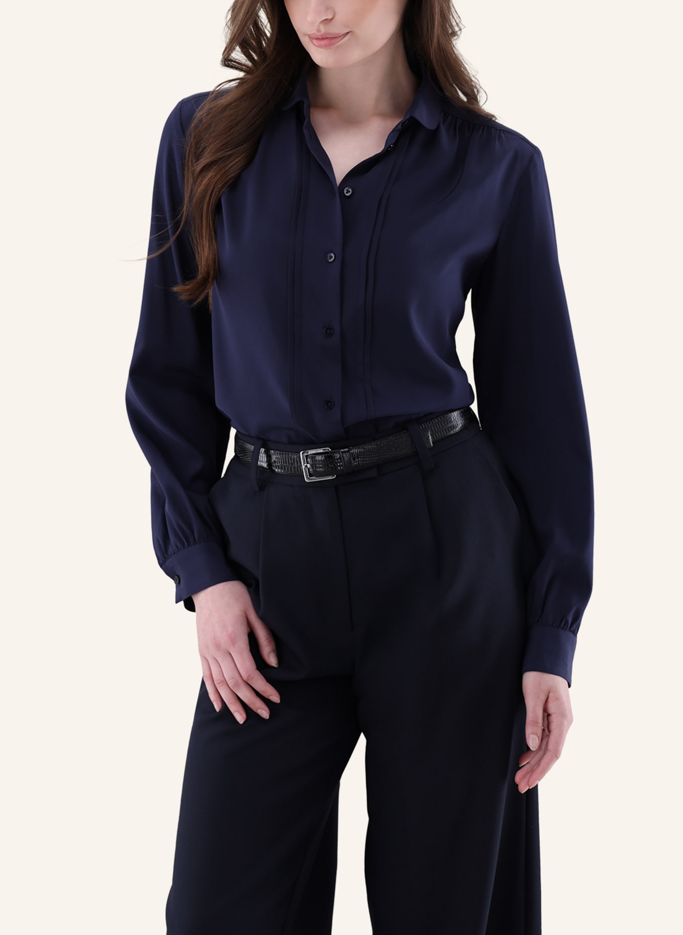 van Laack Bluse Modern Fit: DUNKELBLAU