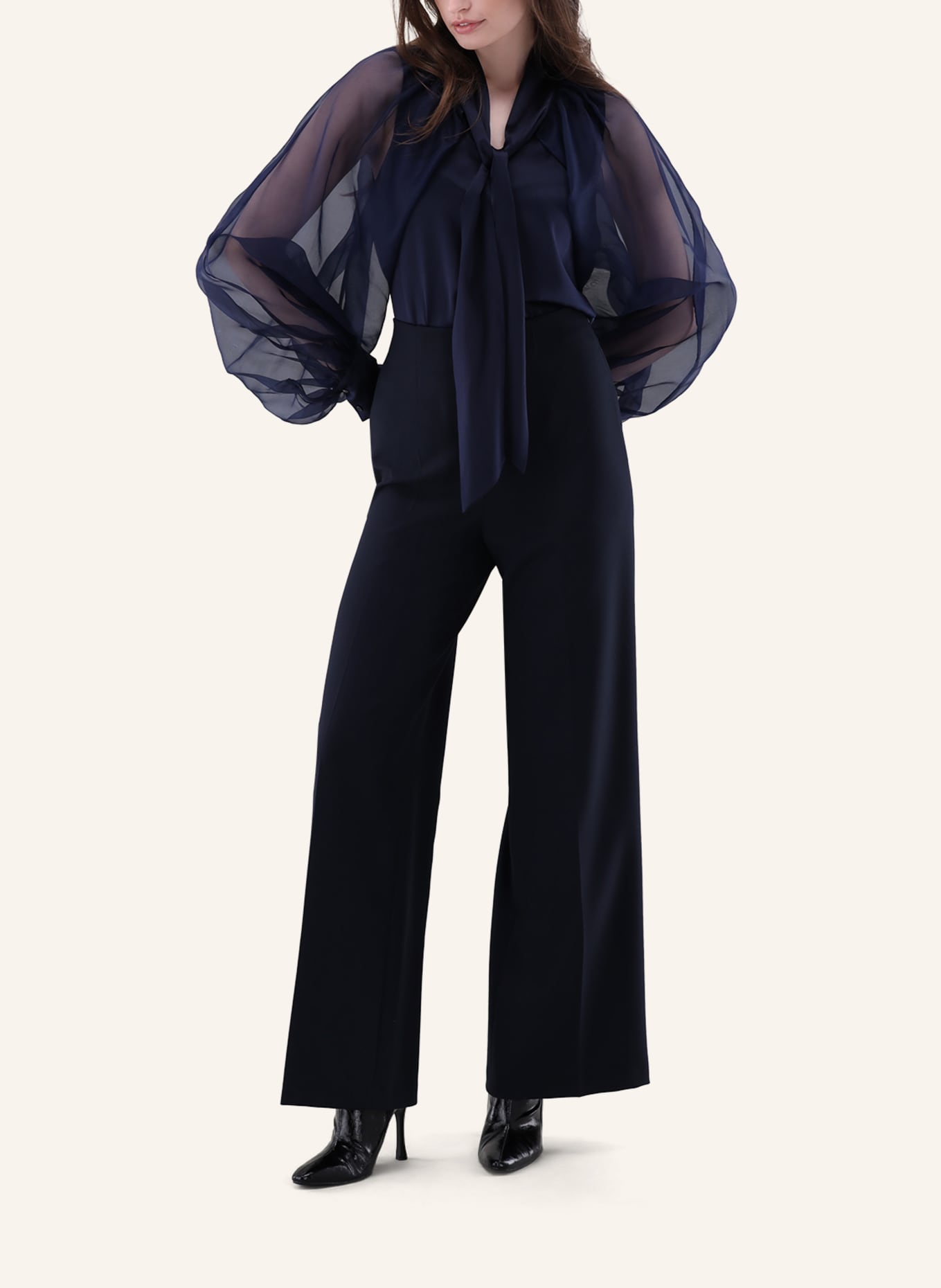 van Laack Bluse Modern Fit: DUNKELBLAU