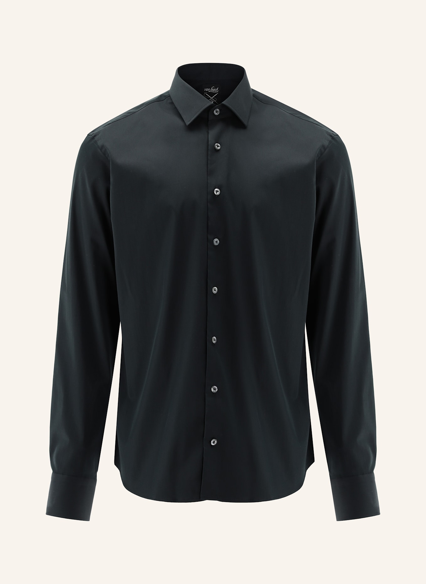 van Laack Hemd Slim Fit: SCHWARZ