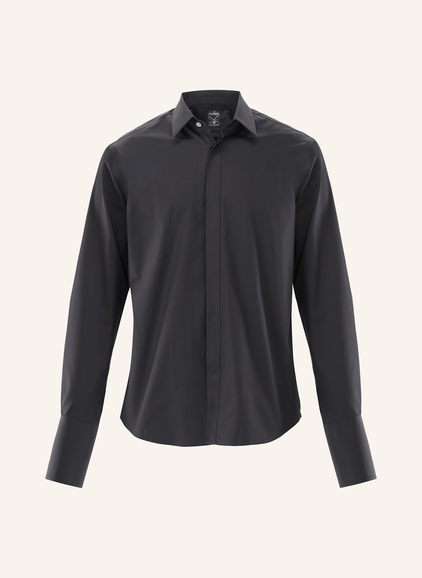van Laack Hemd Slim Fit: SCHWARZ