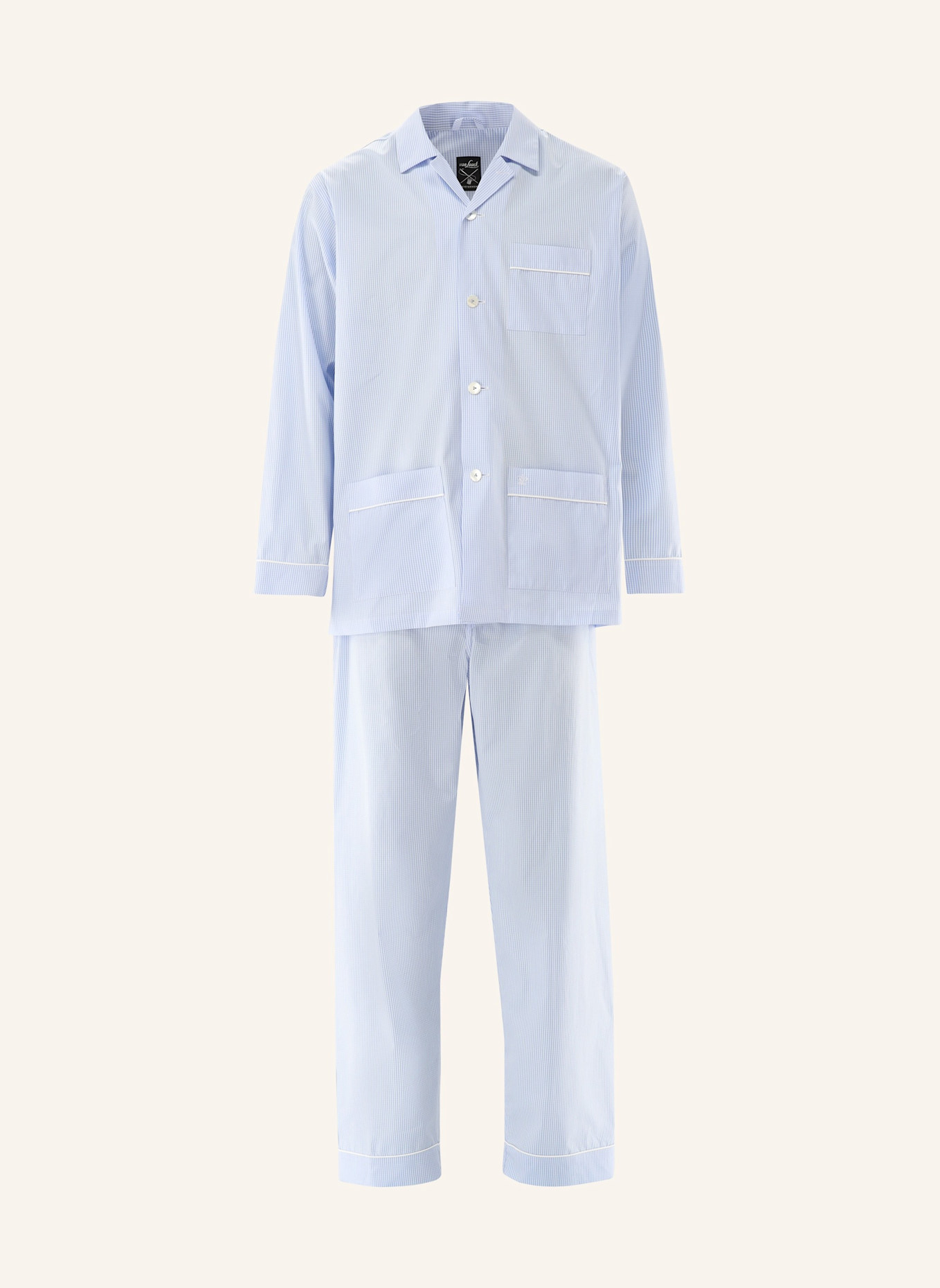 van Laack Schlafanzug: BLAU