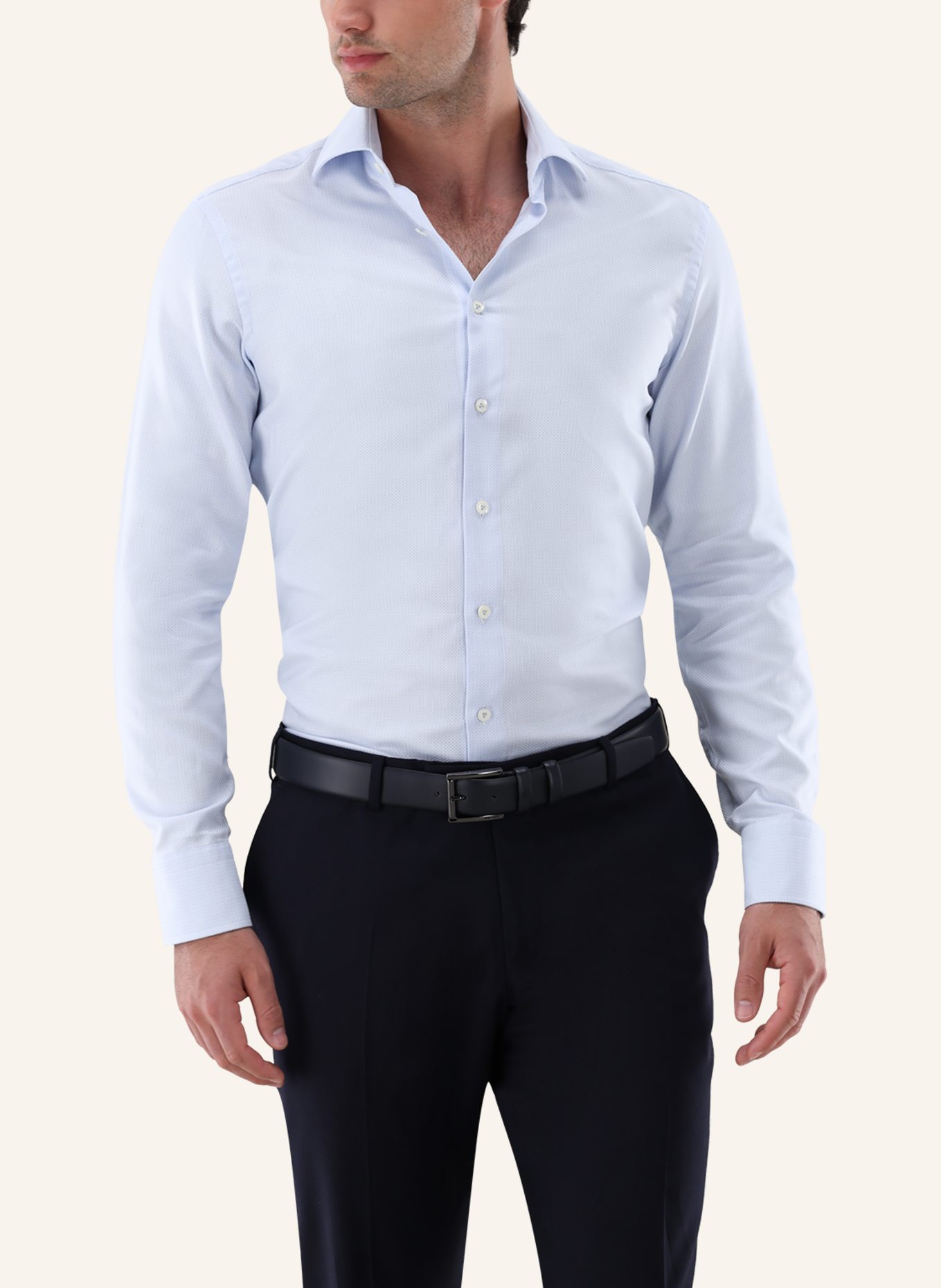 van Laack Hemd Tailor Fit: HELLBLAU