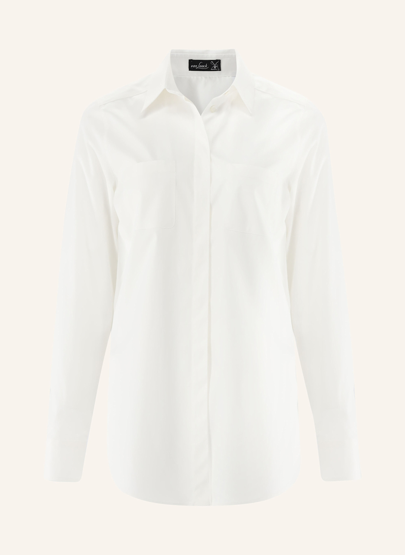 van Laack Bluse Modern Fit: WEISS