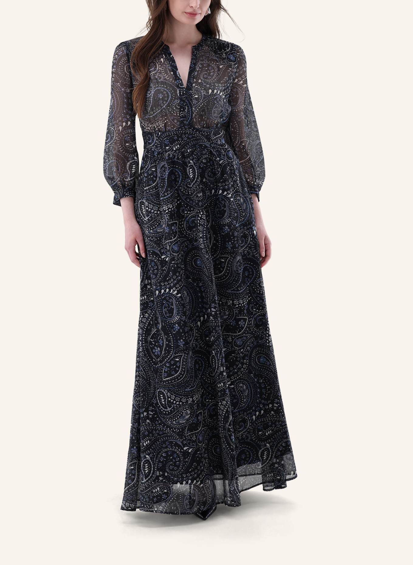 van Laack Kleid Comfort Fit: DUNKELBLAU