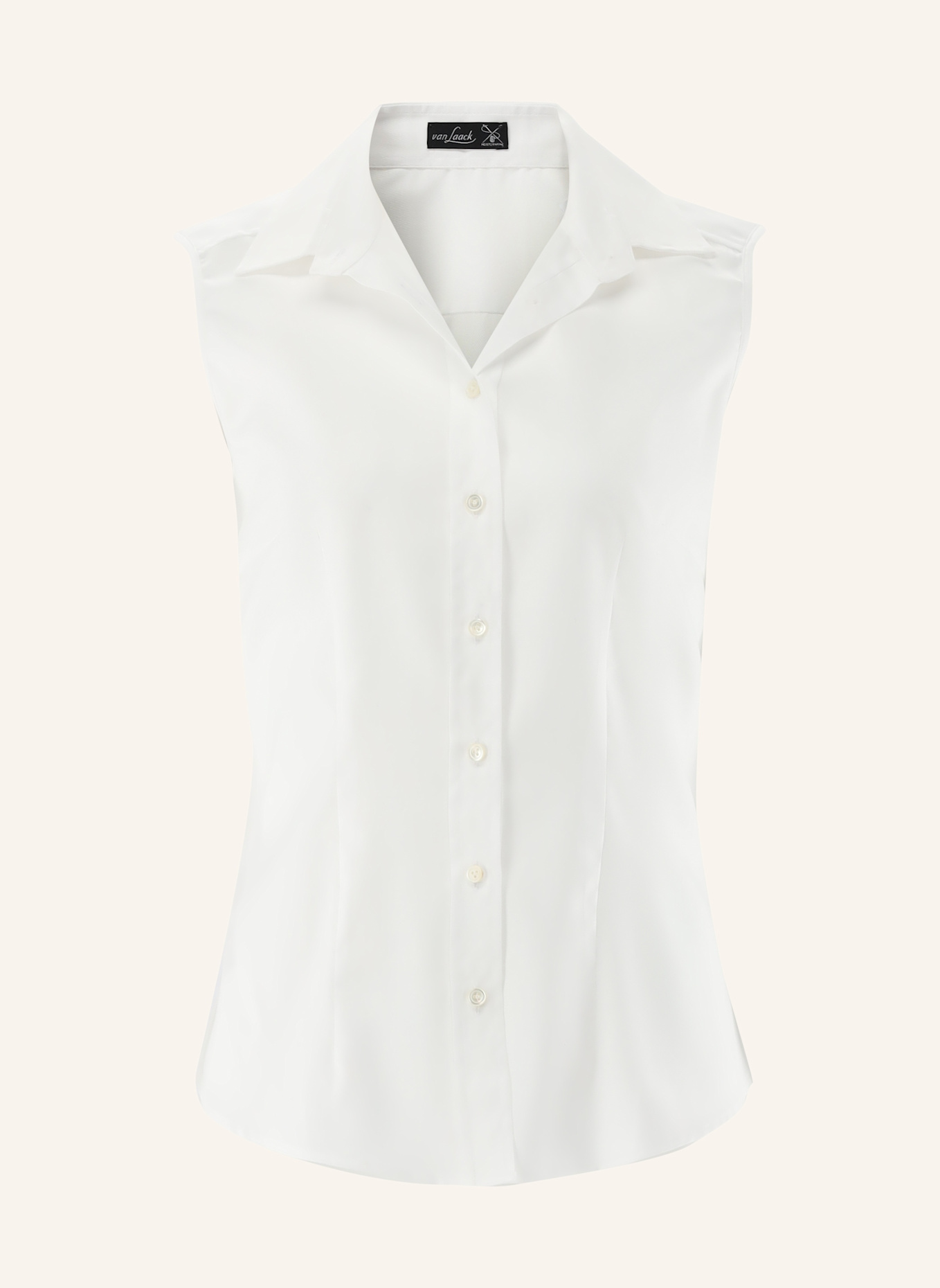 van Laack Bluse Slim Fit: WEISS