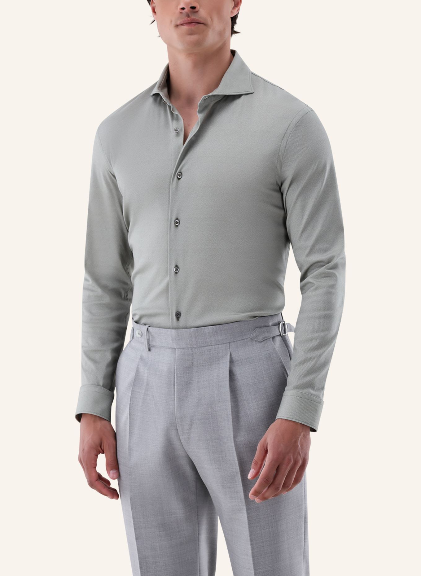 van Laack Hemd Tailor Fit: GRÜN