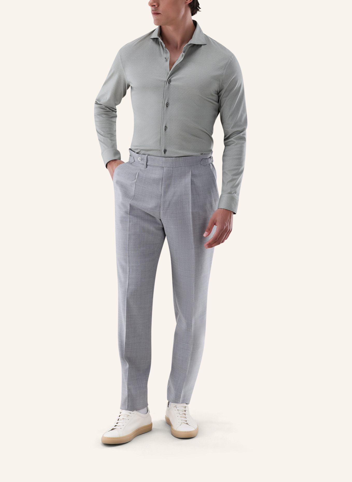 van Laack Hemd Tailor Fit: GRÜN