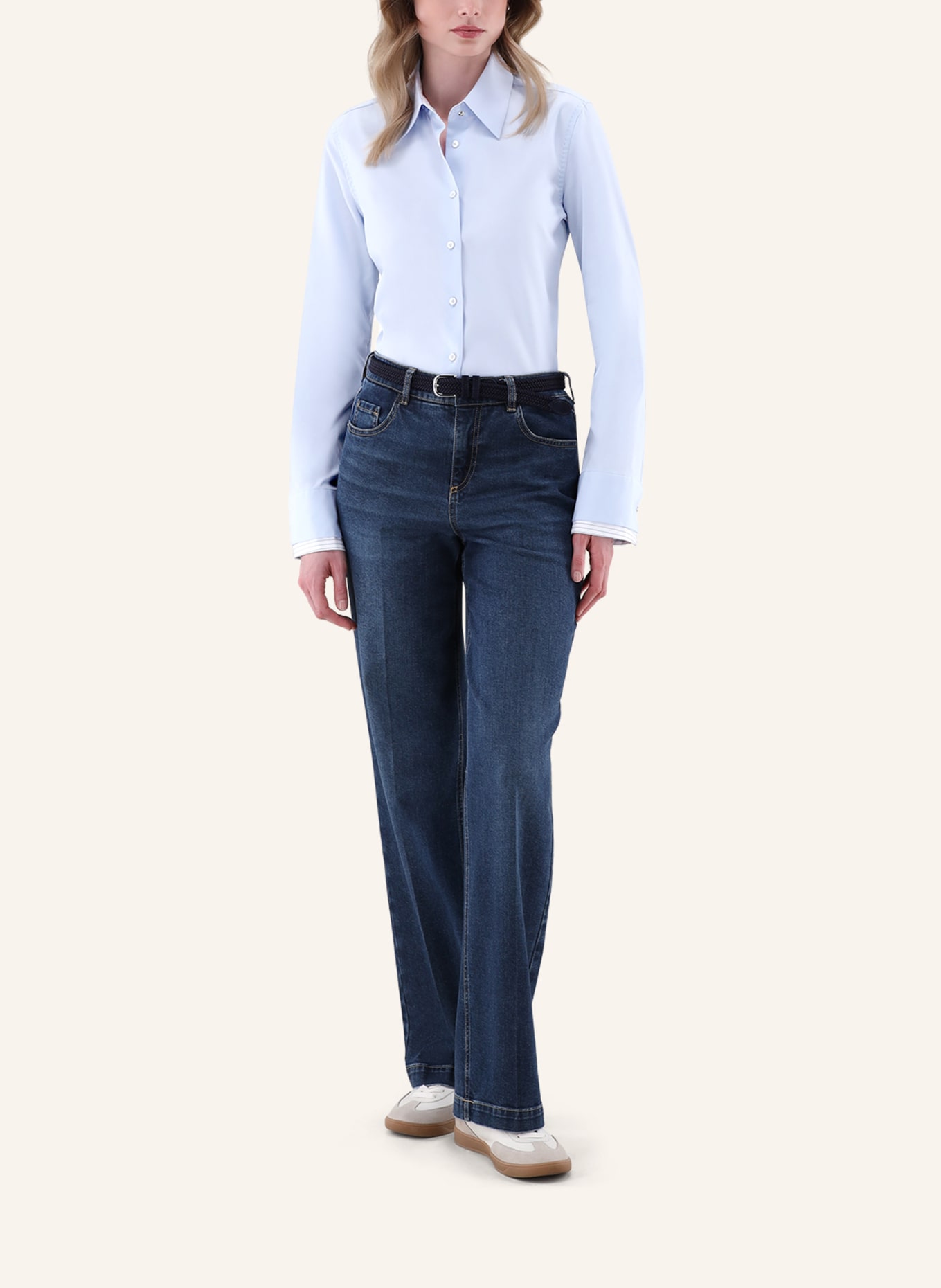 van Laack Bluse Modern Fit: HELLBLAU