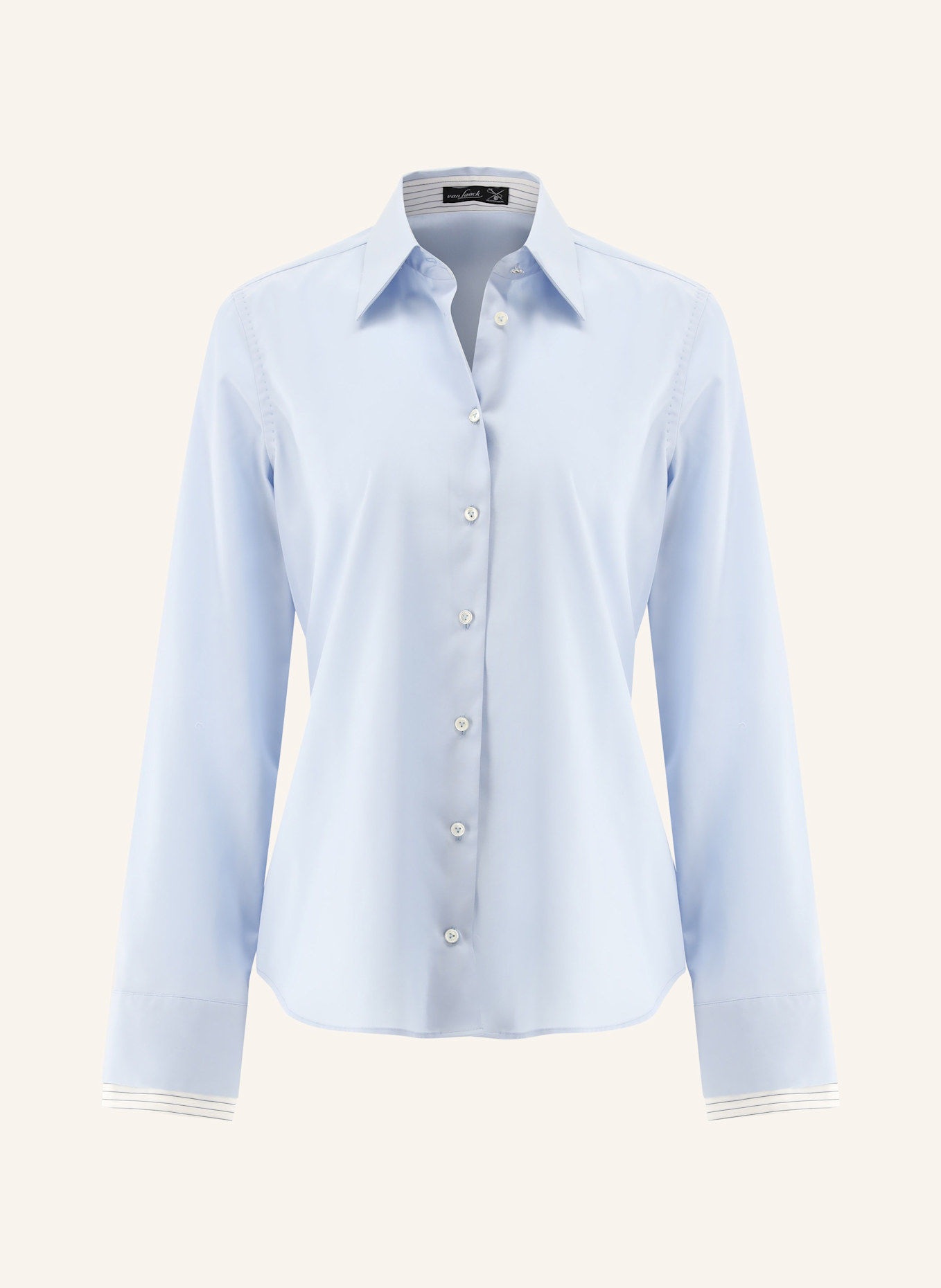 van Laack Bluse Modern Fit: HELLBLAU