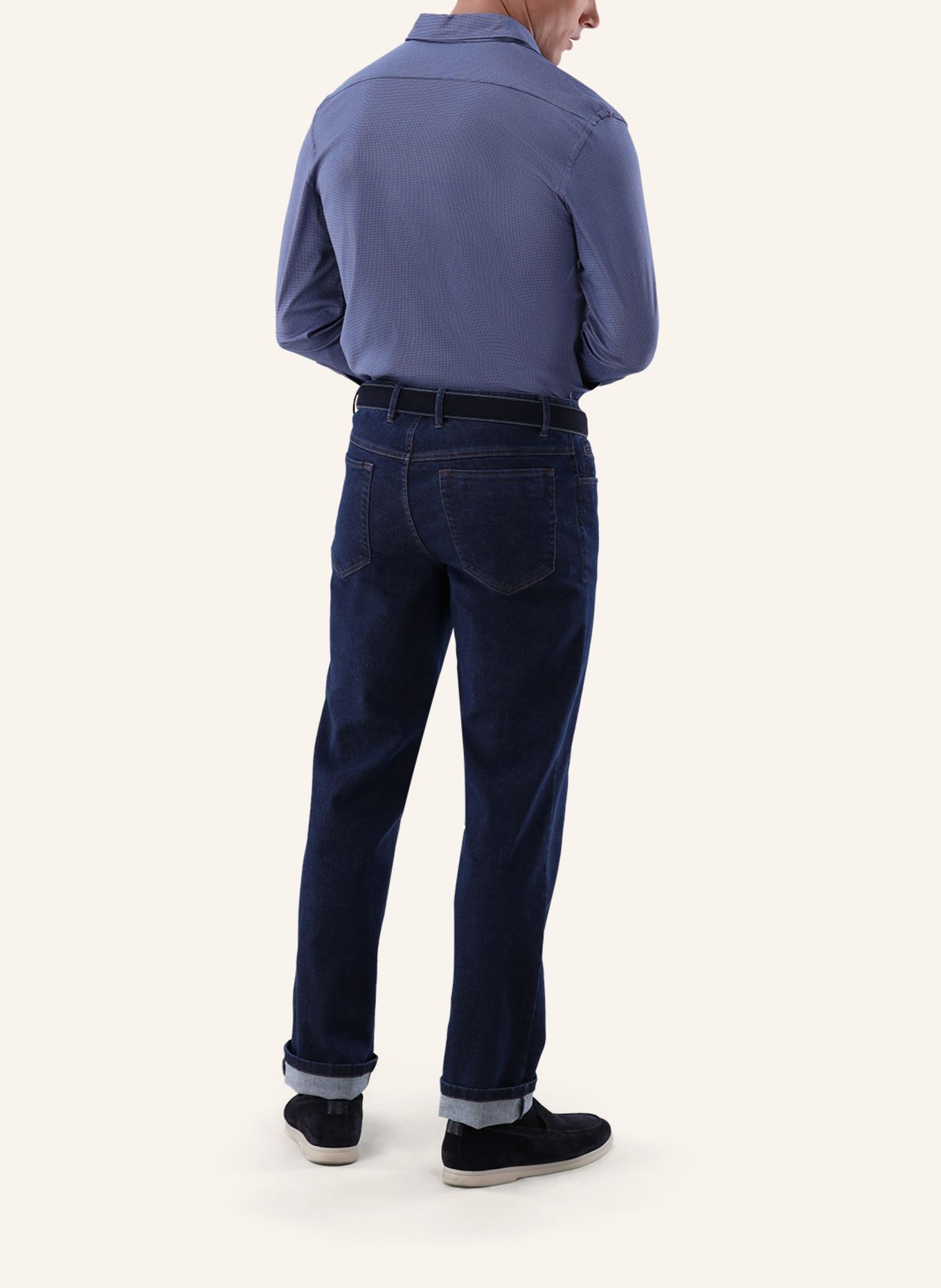 van Laack Hemd Tailor Fit: DUNKELBLAU