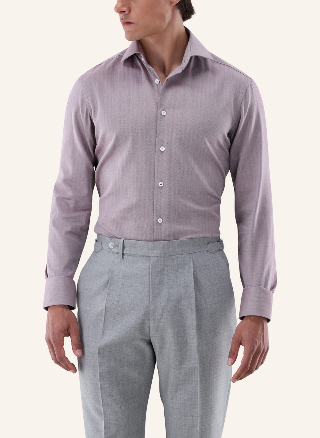 van Laack Hemd Tailor Fit: DUNKELROT