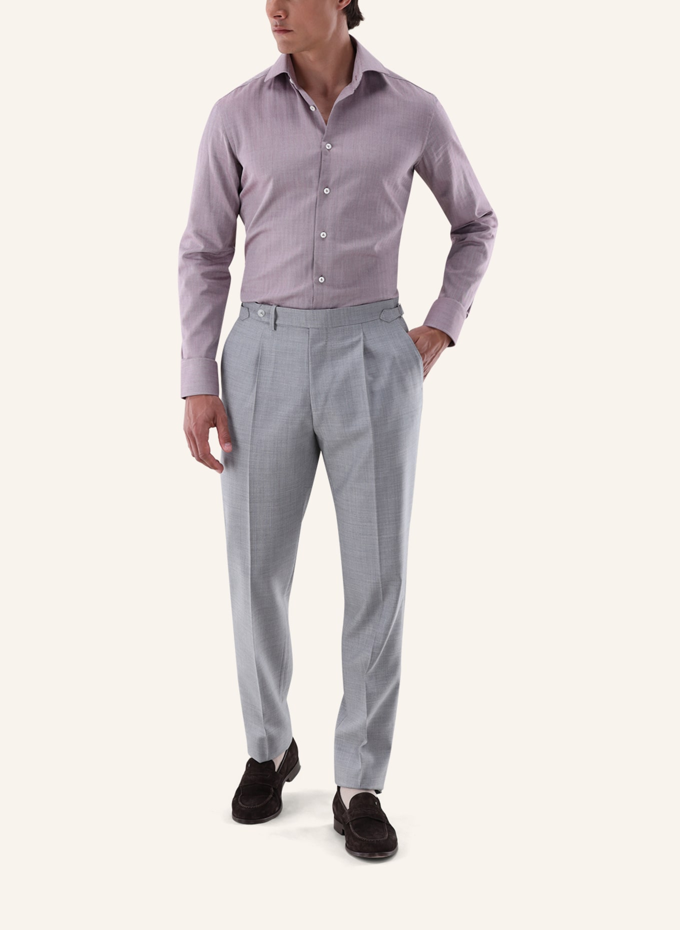 van Laack Hemd Tailor Fit: DUNKELROT