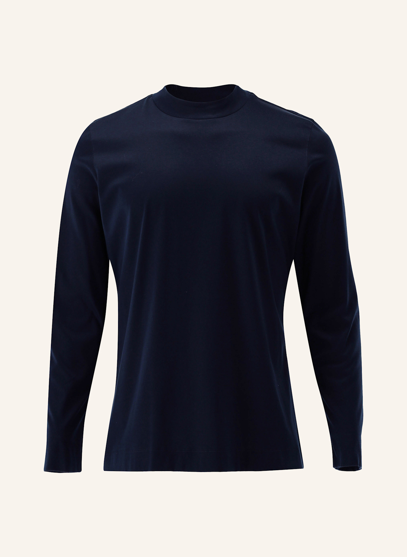 van Laack Longsleeves Polo: DUNKELBLAU
