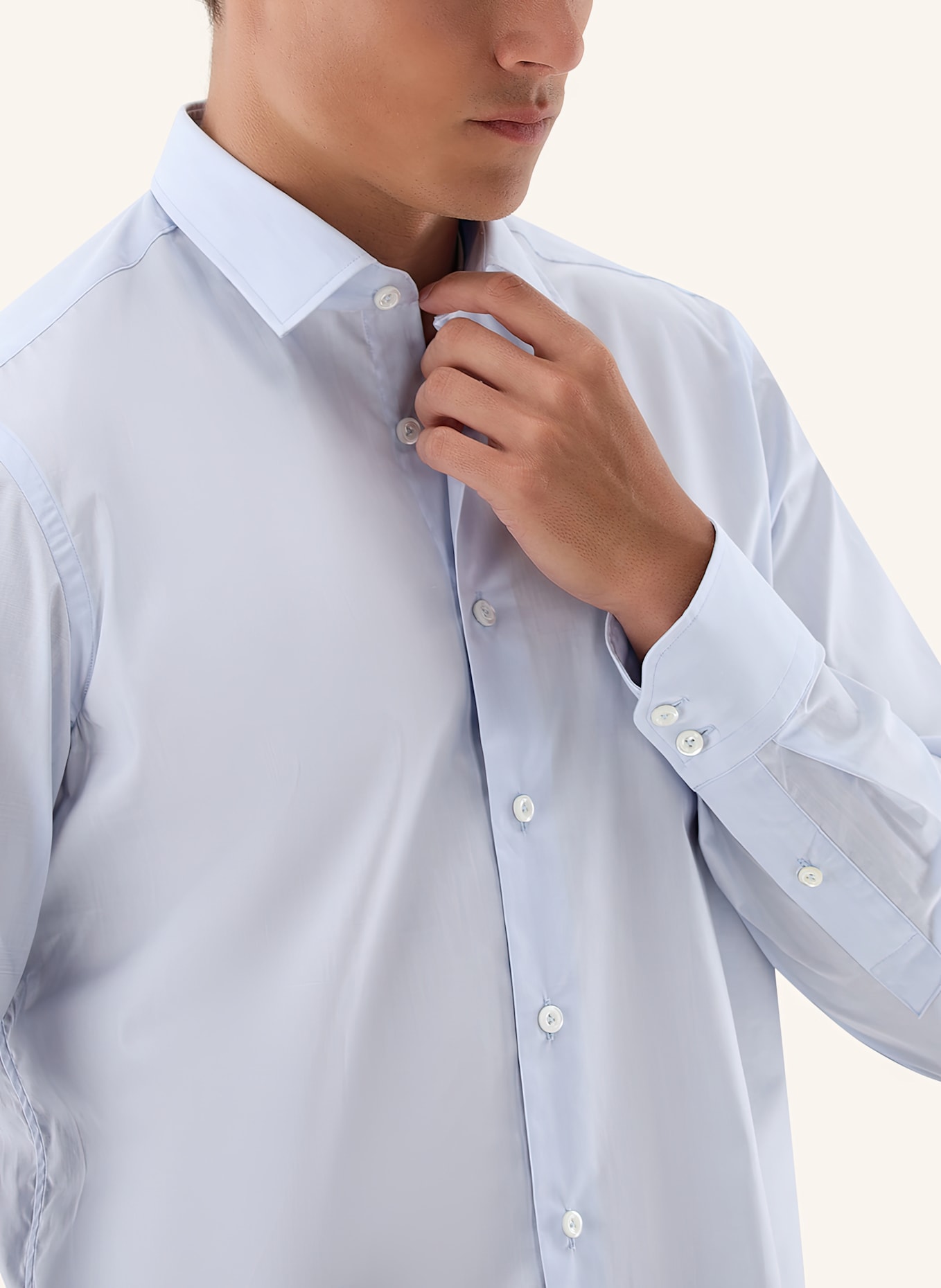 van Laack Hemd Tailor Fit: BLAU