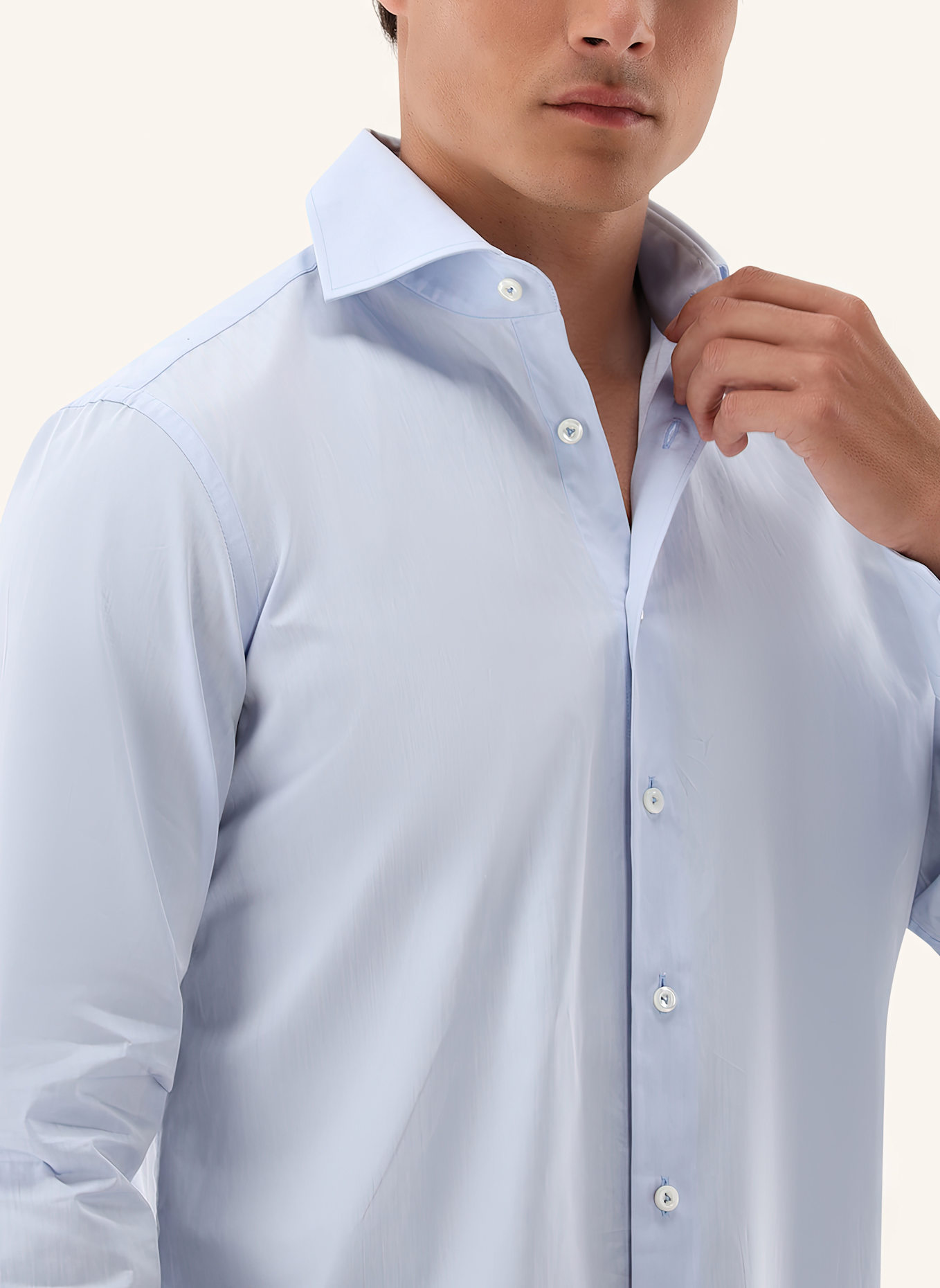 van Laack Hemd Tailor Fit: BLAU
