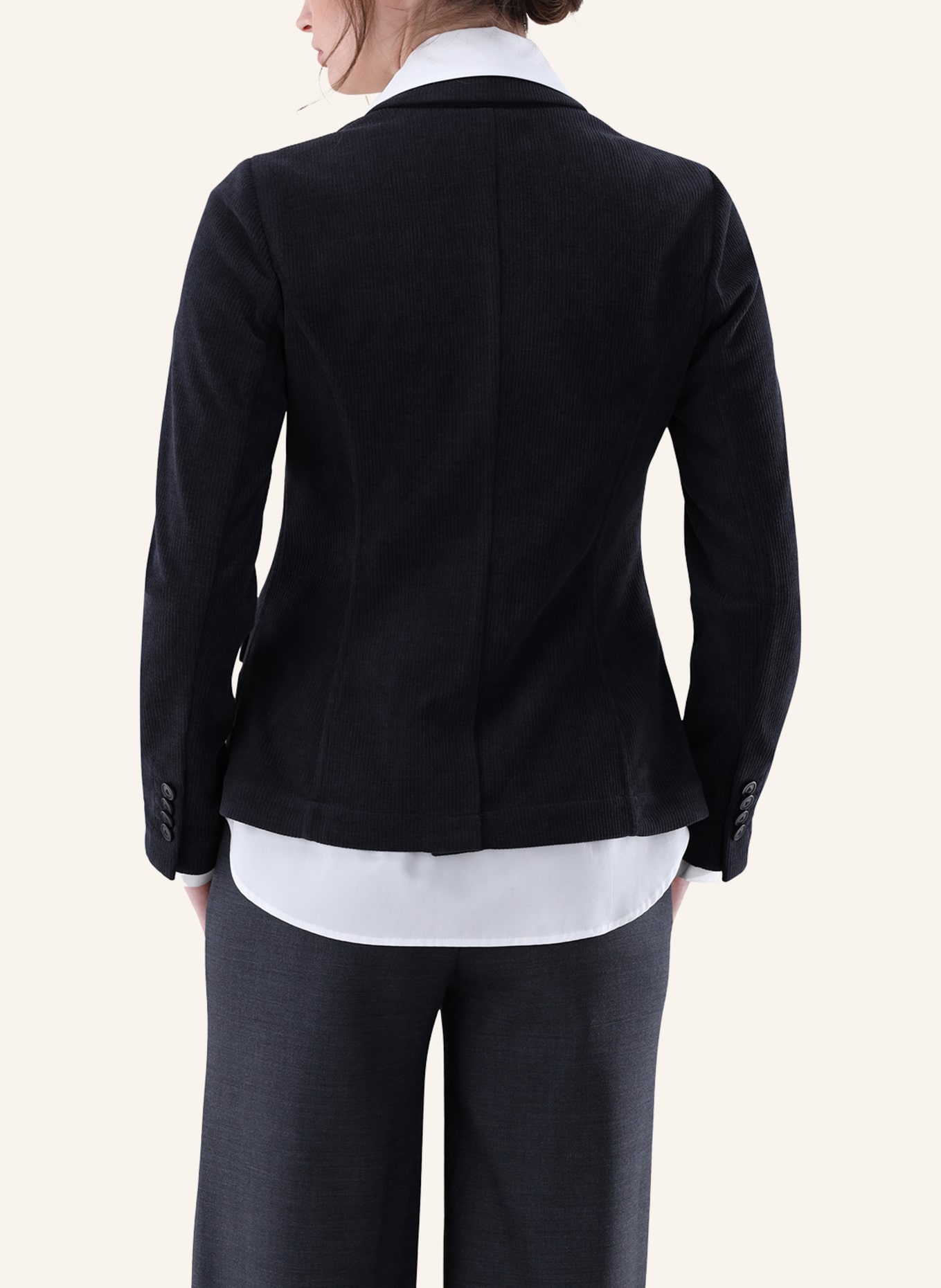 van Laack Mantel Modern Fit: DUNKELBLAU