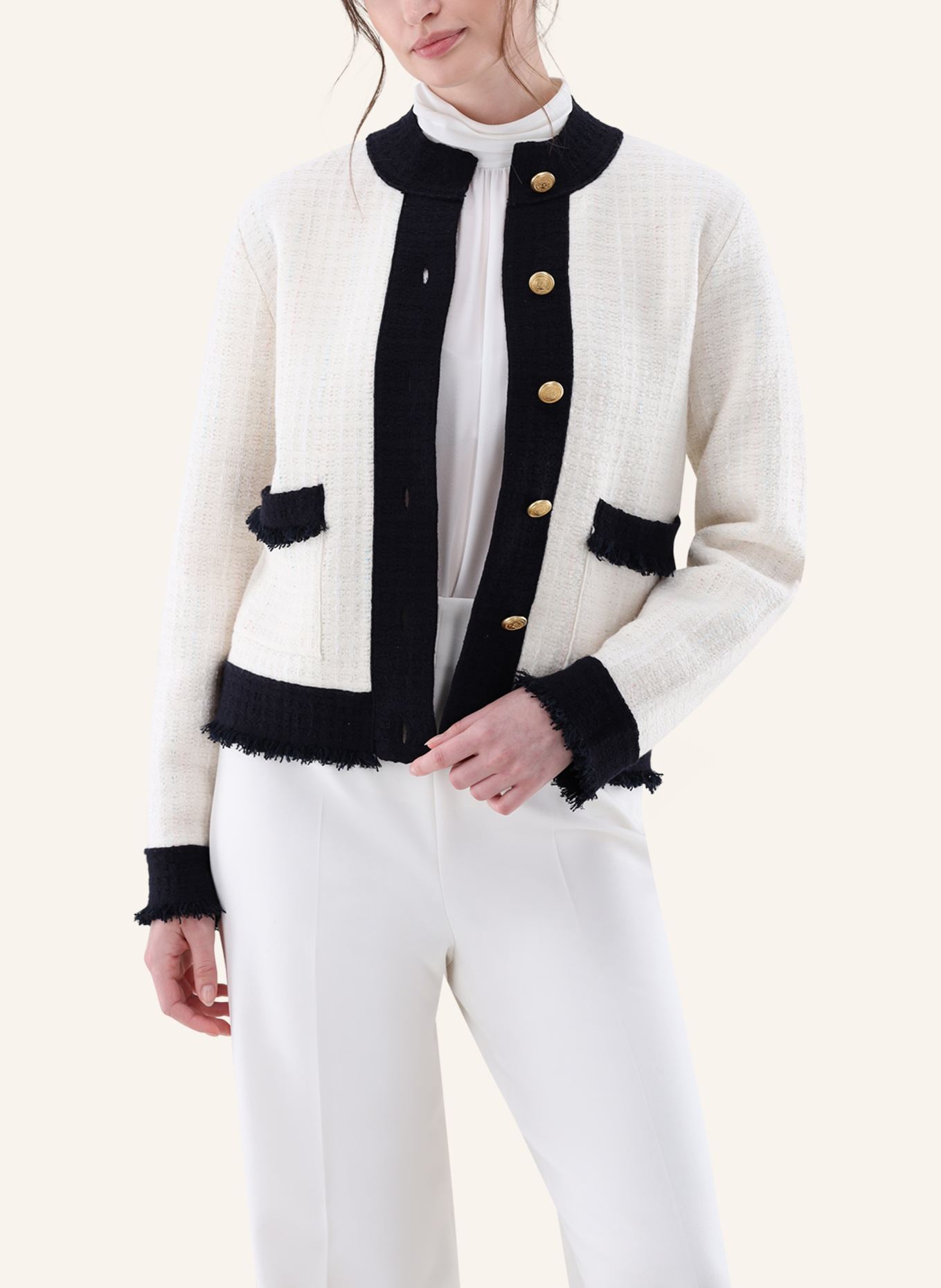 van Laack Jacke: BEIGE/ BRAUN