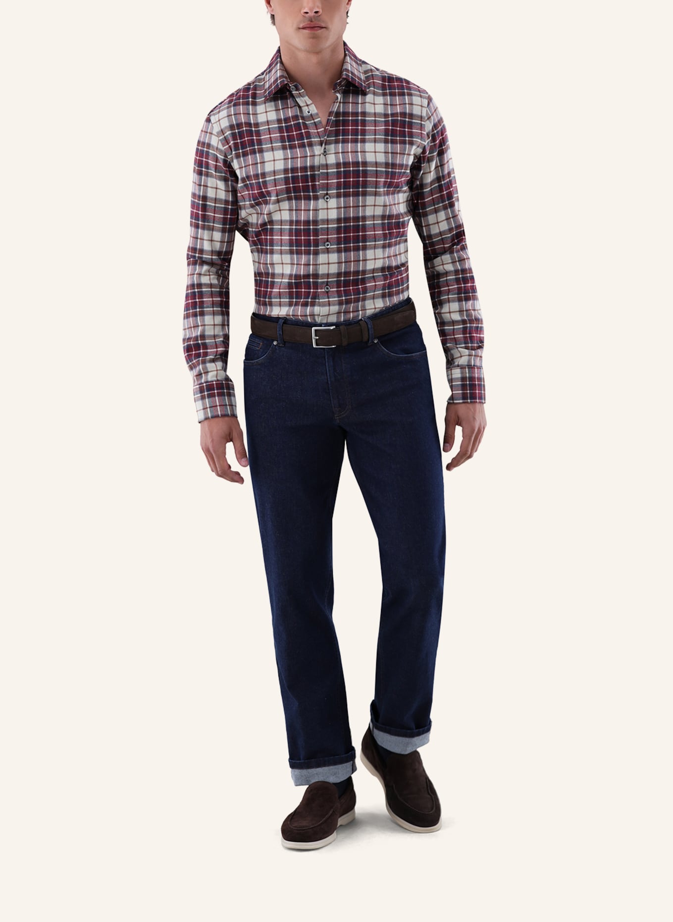 van Laack Hemd Tailor Fit: ROT