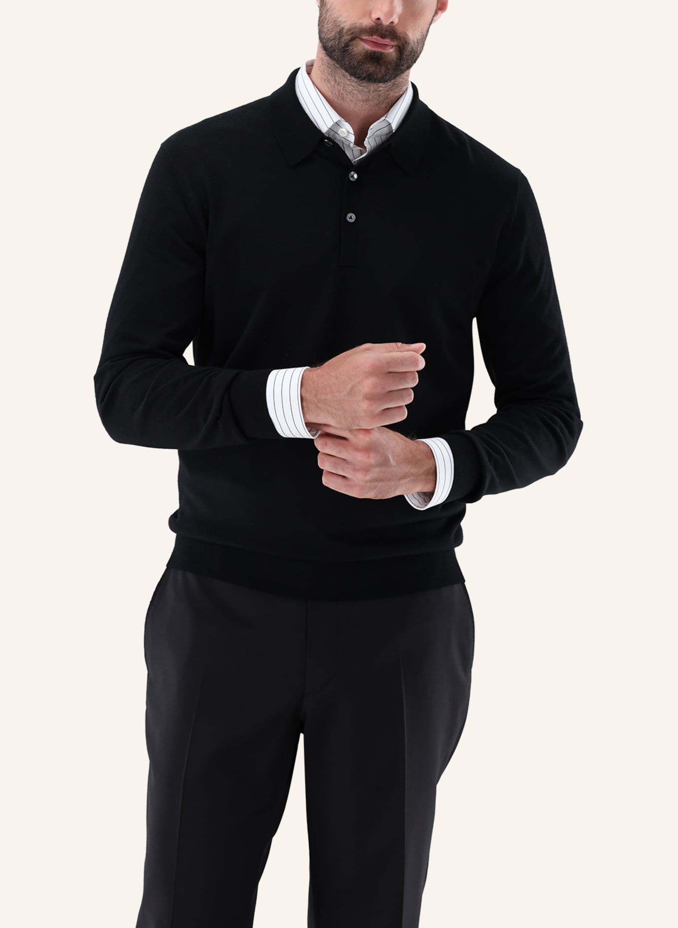 van Laack Pullover: SCHWARZ