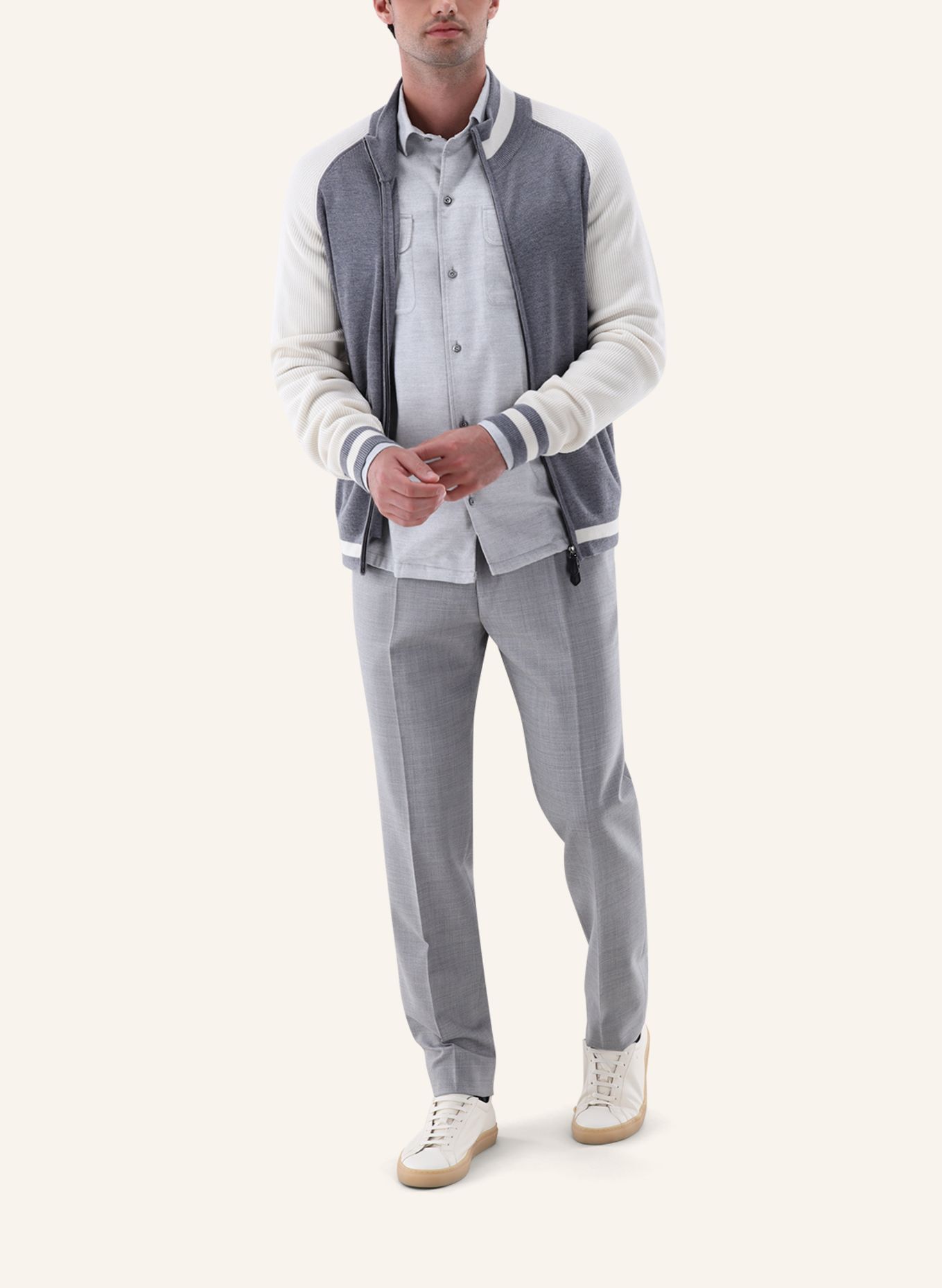 van Laack Weste: GRAU