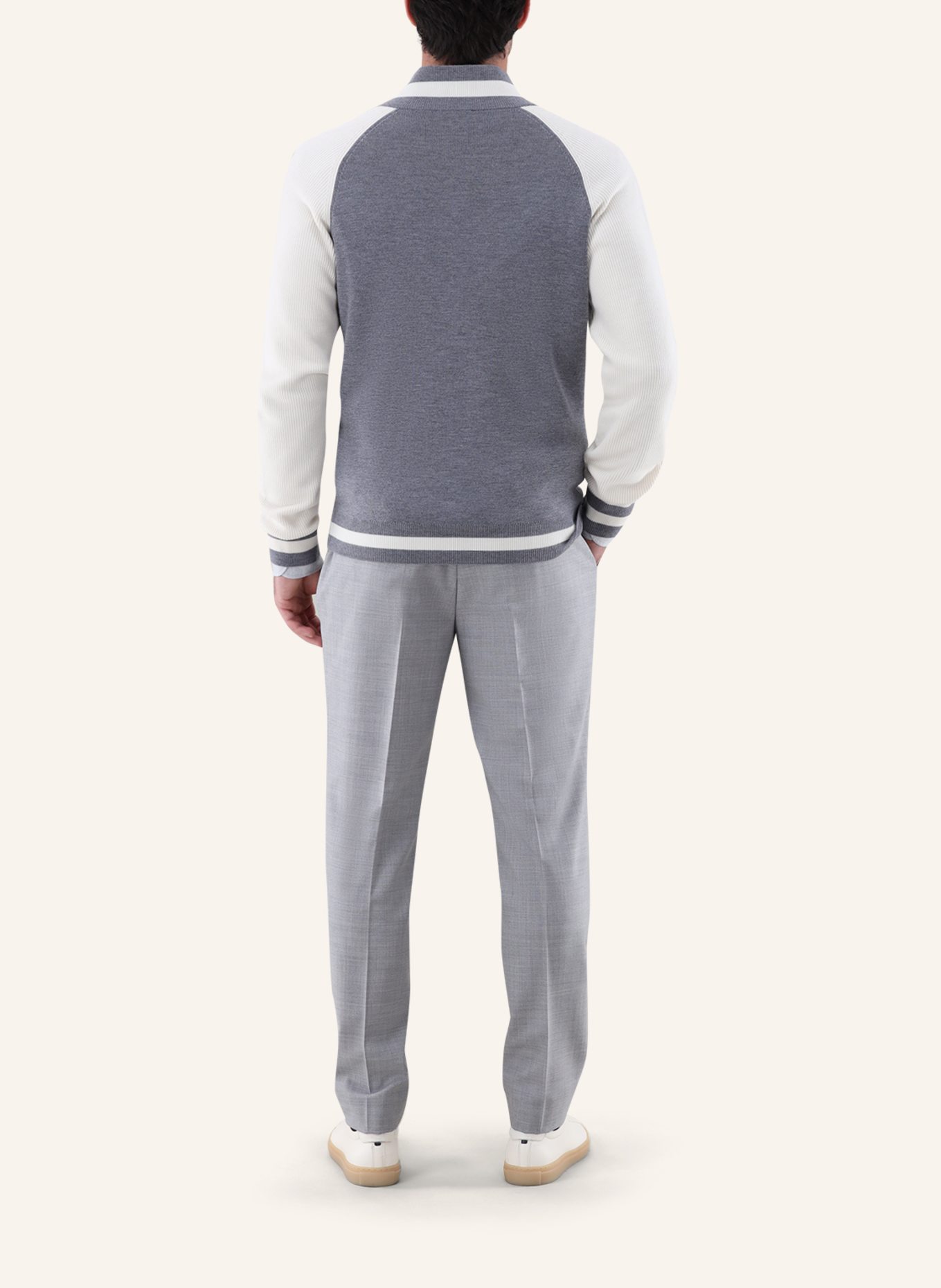 van Laack Weste: GRAU