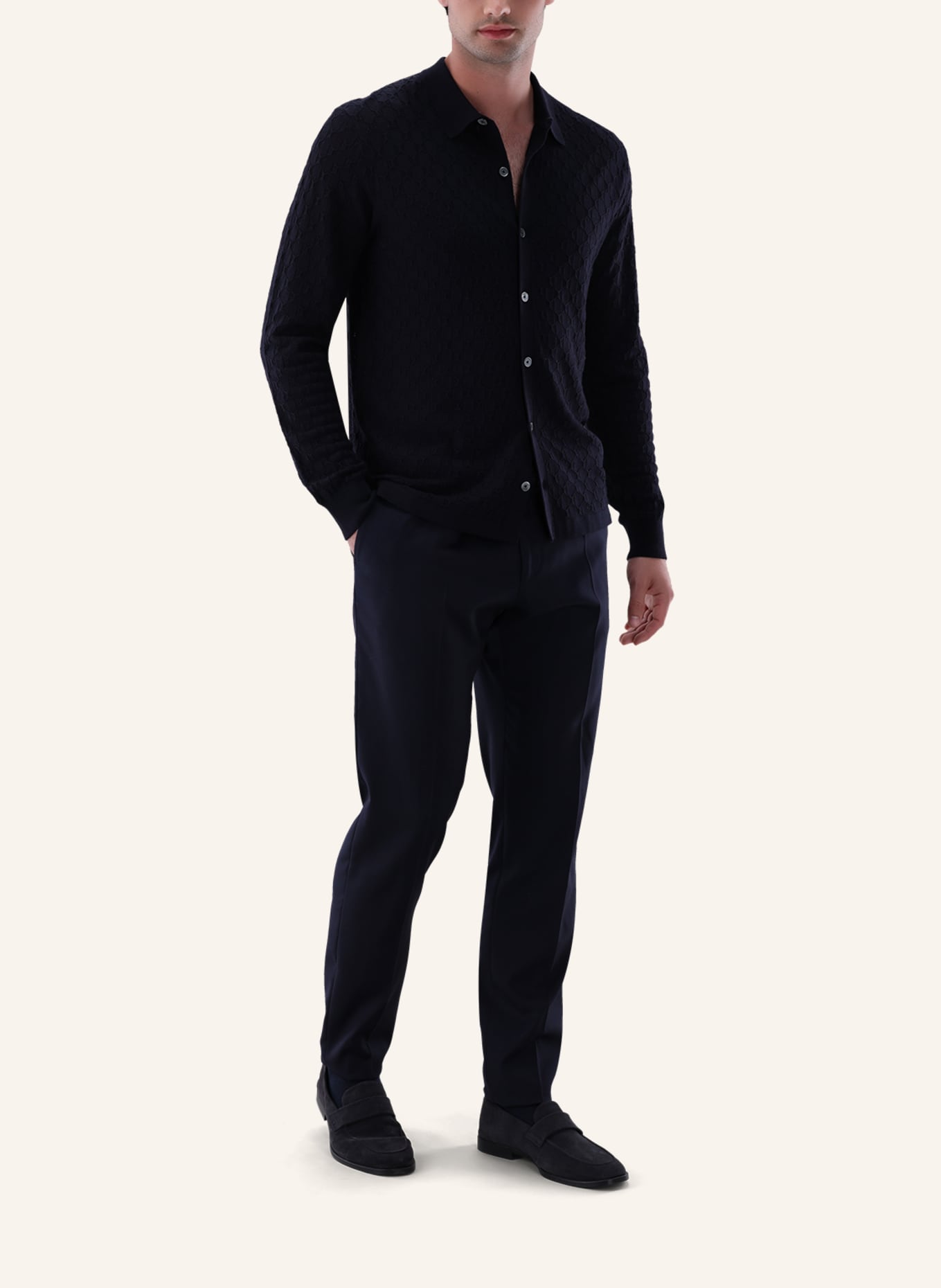 van Laack Pullover: DUNKELBLAU