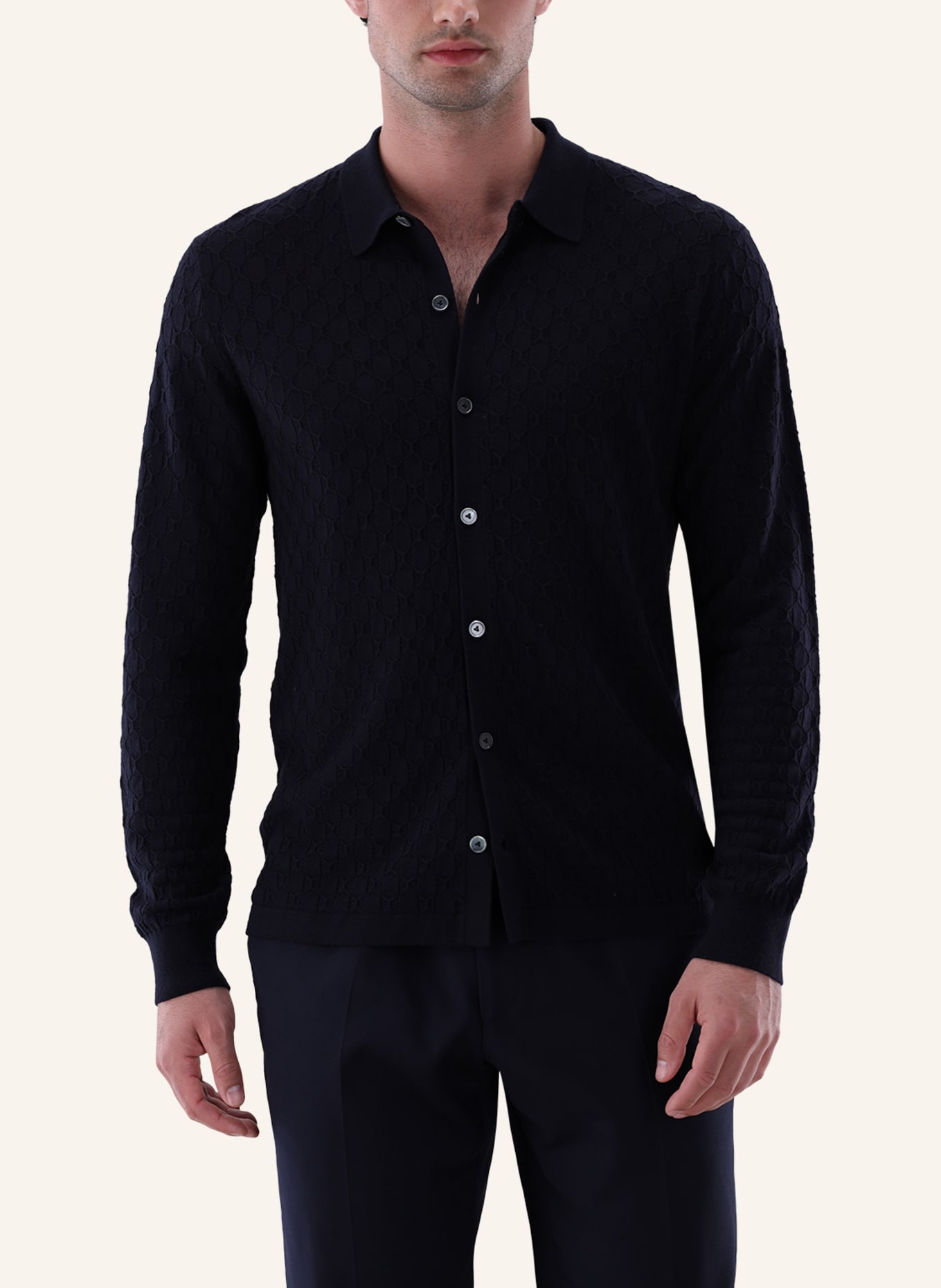 van Laack Pullover: DUNKELBLAU