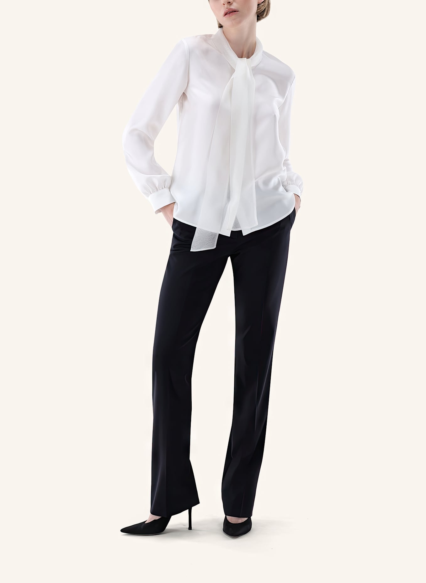 van Laack Bluse Modern Fit: BEIGE