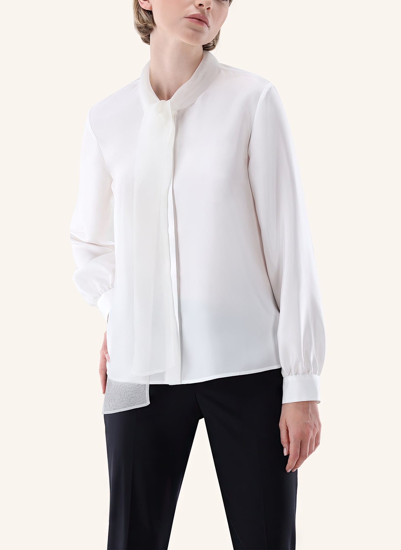 van Laack Bluse Modern Fit: BEIGE