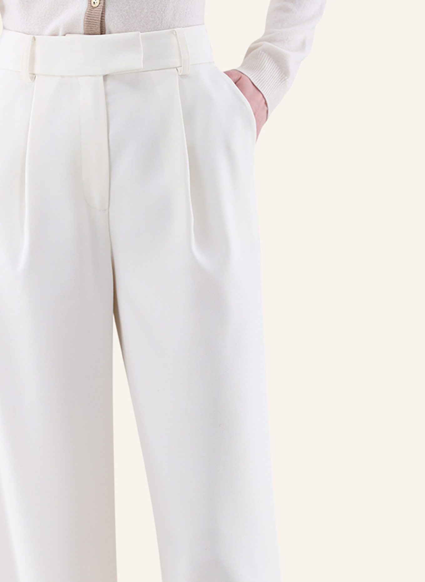 van Laack Hose Modern Fit: BEIGE