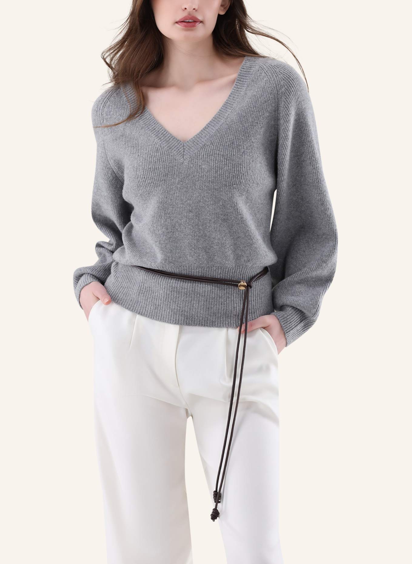van Laack Pullover: GRAU