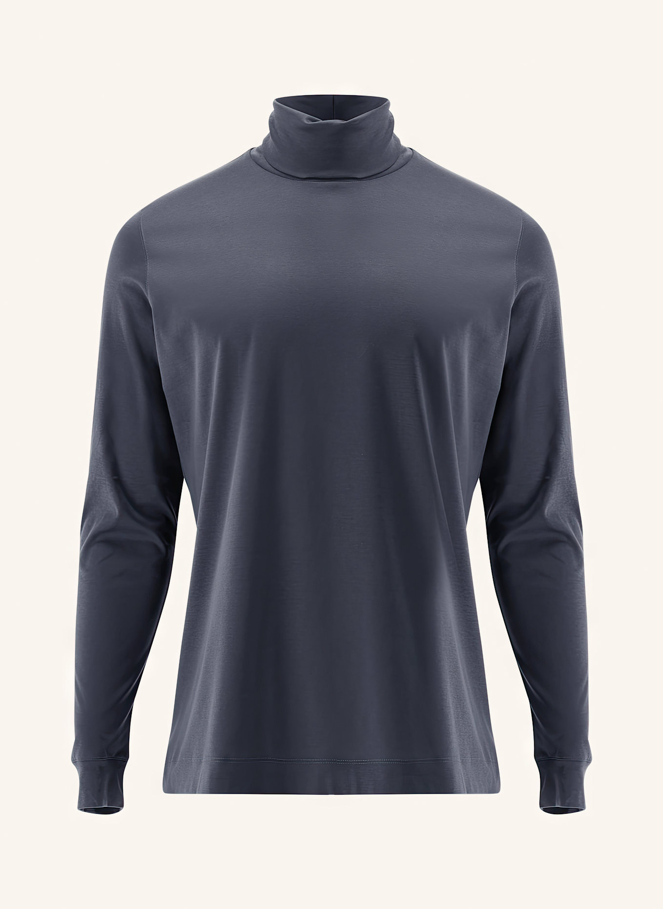 van Laack Longsleeves Polo: GRAU