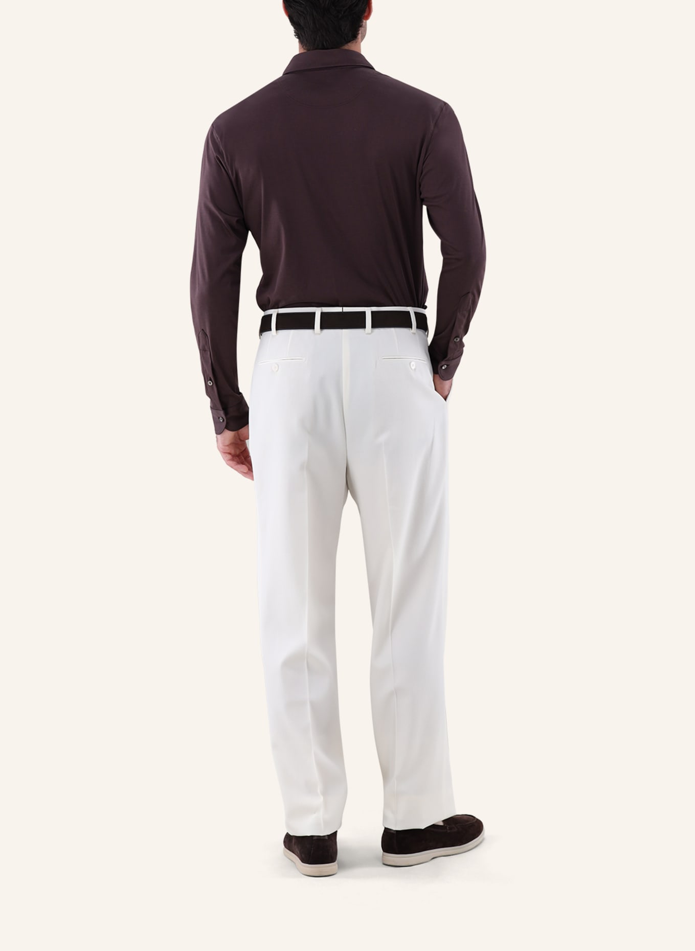 van Laack Hemd Polo: BRAUN