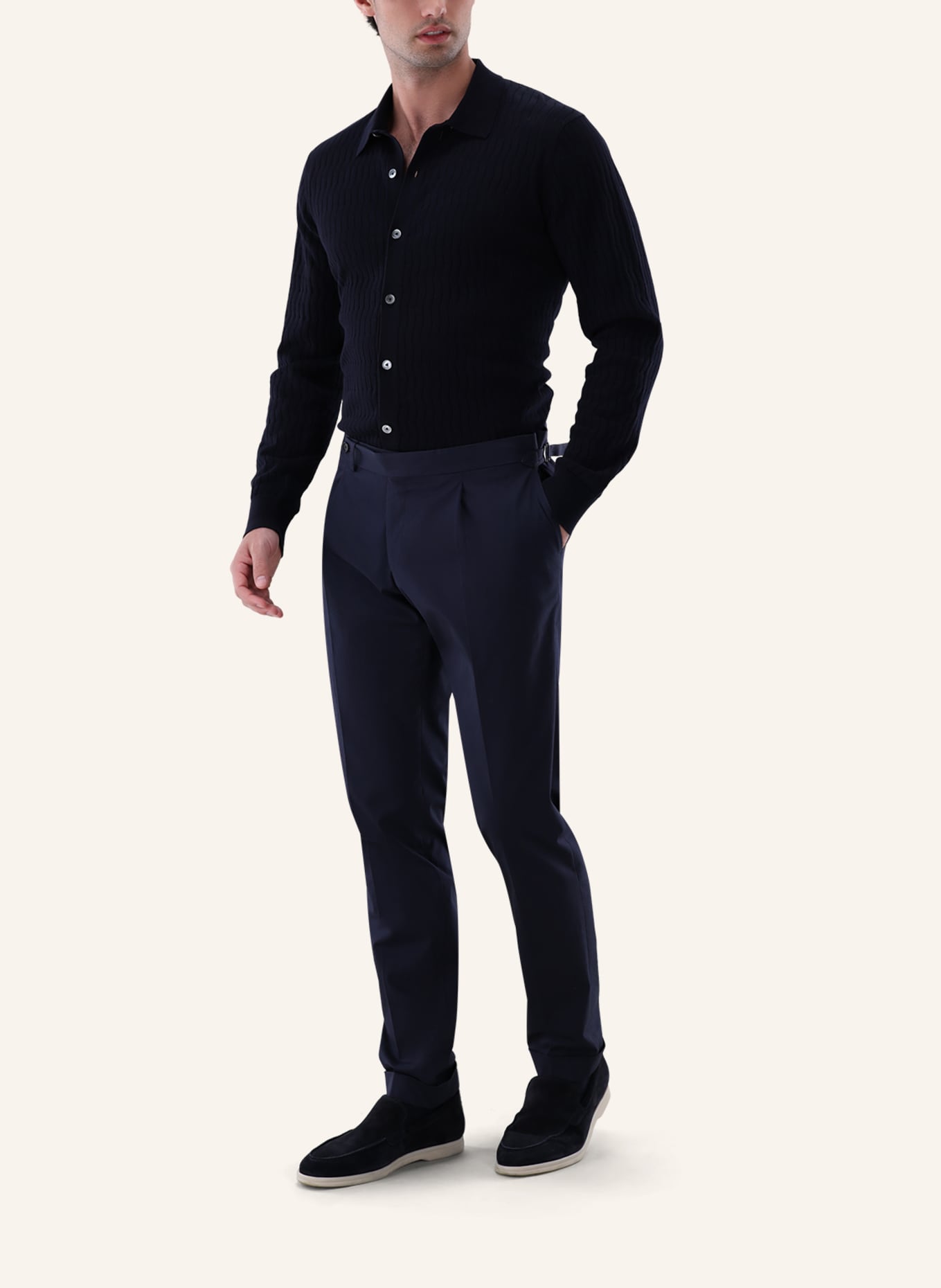 van Laack Pullover: DUNKELBLAU