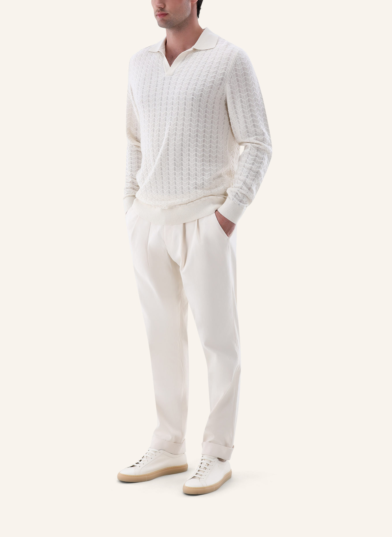 van Laack Pullover: BEIGE