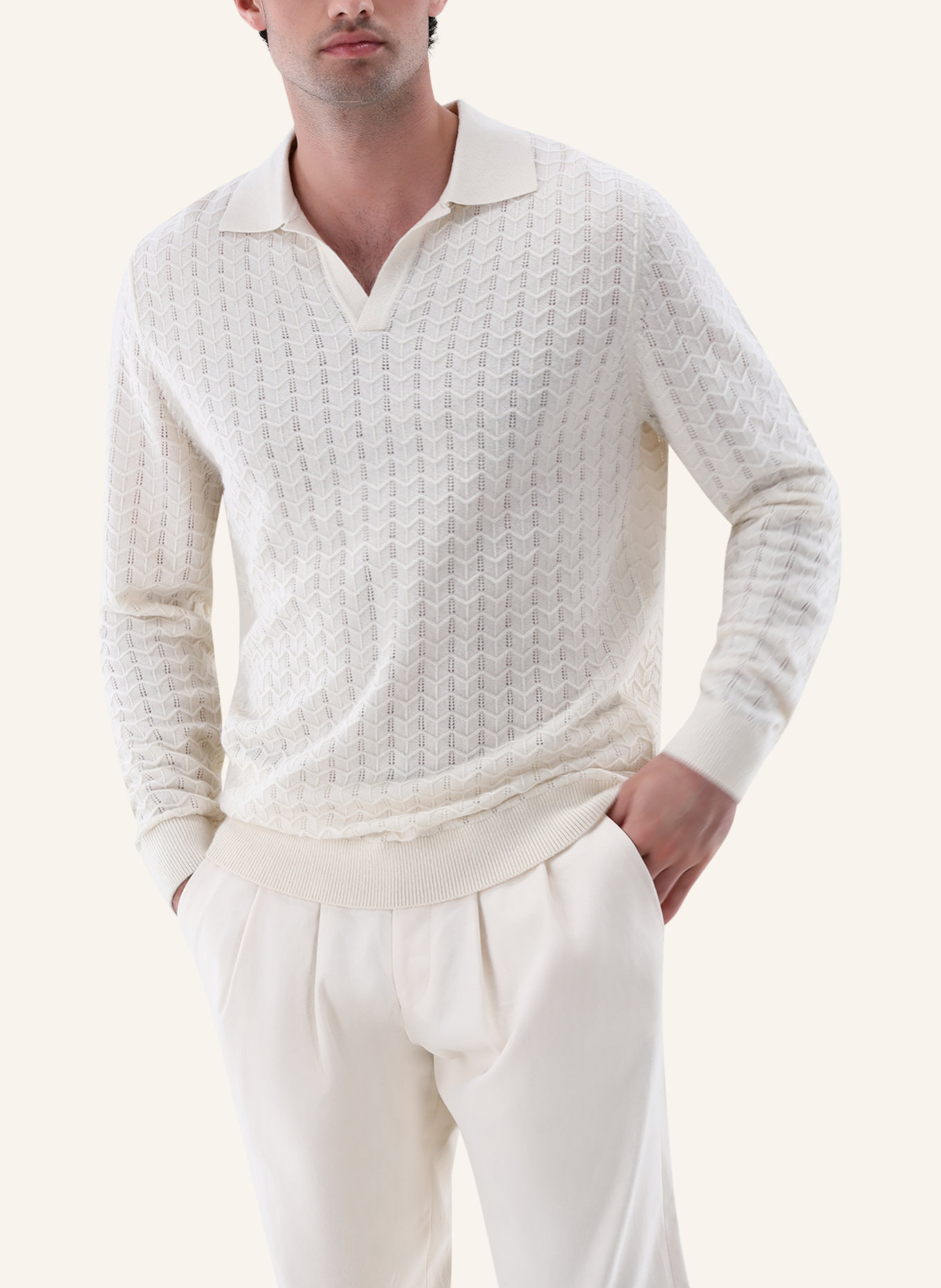 van Laack Pullover: BEIGE