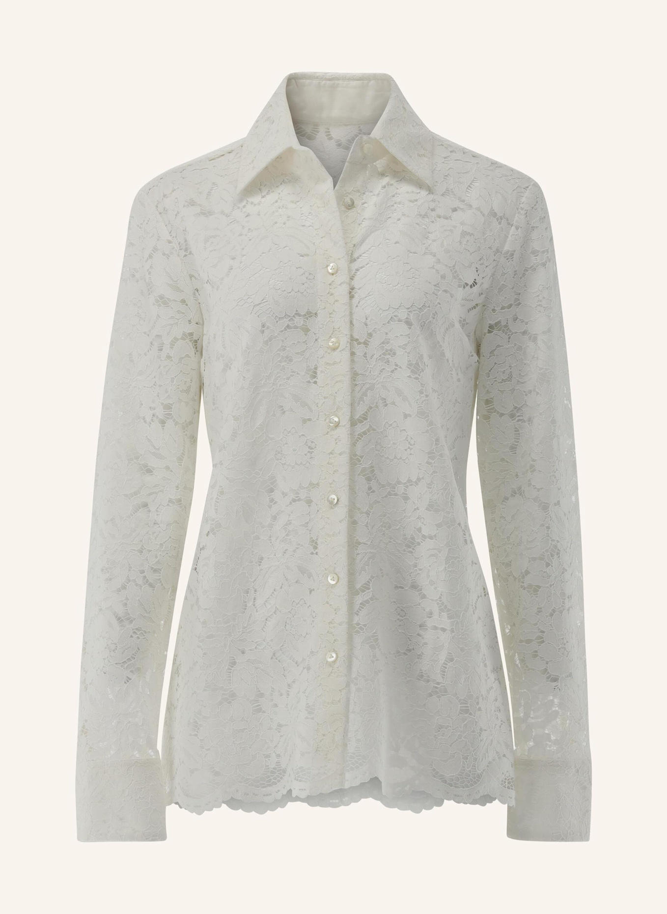 van Laack Bluse Modern Fit: BEIGE