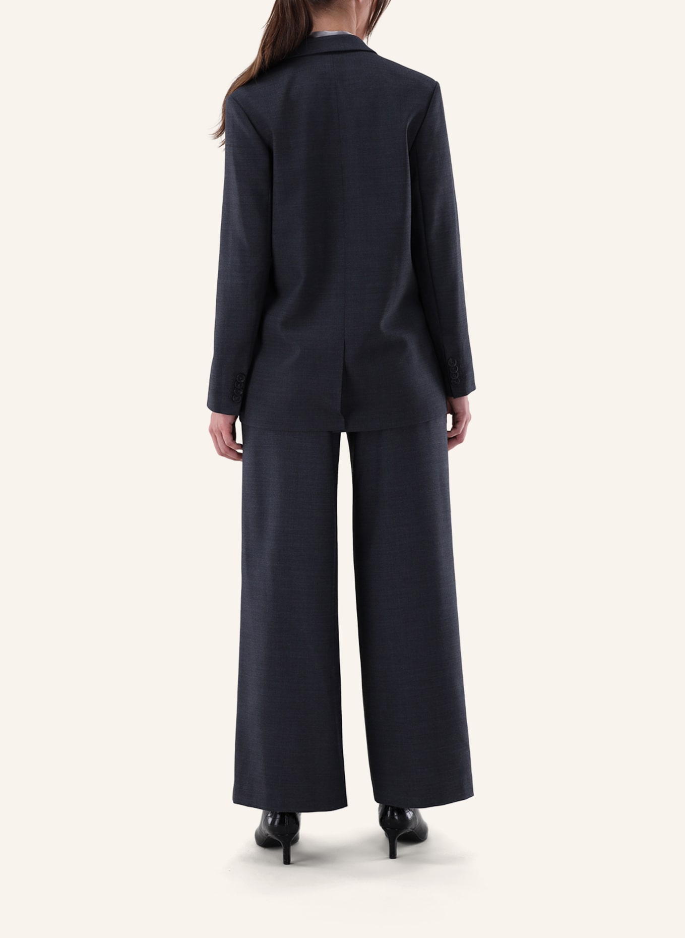 van Laack Mantel Modern Fit: DUNKELGRAU