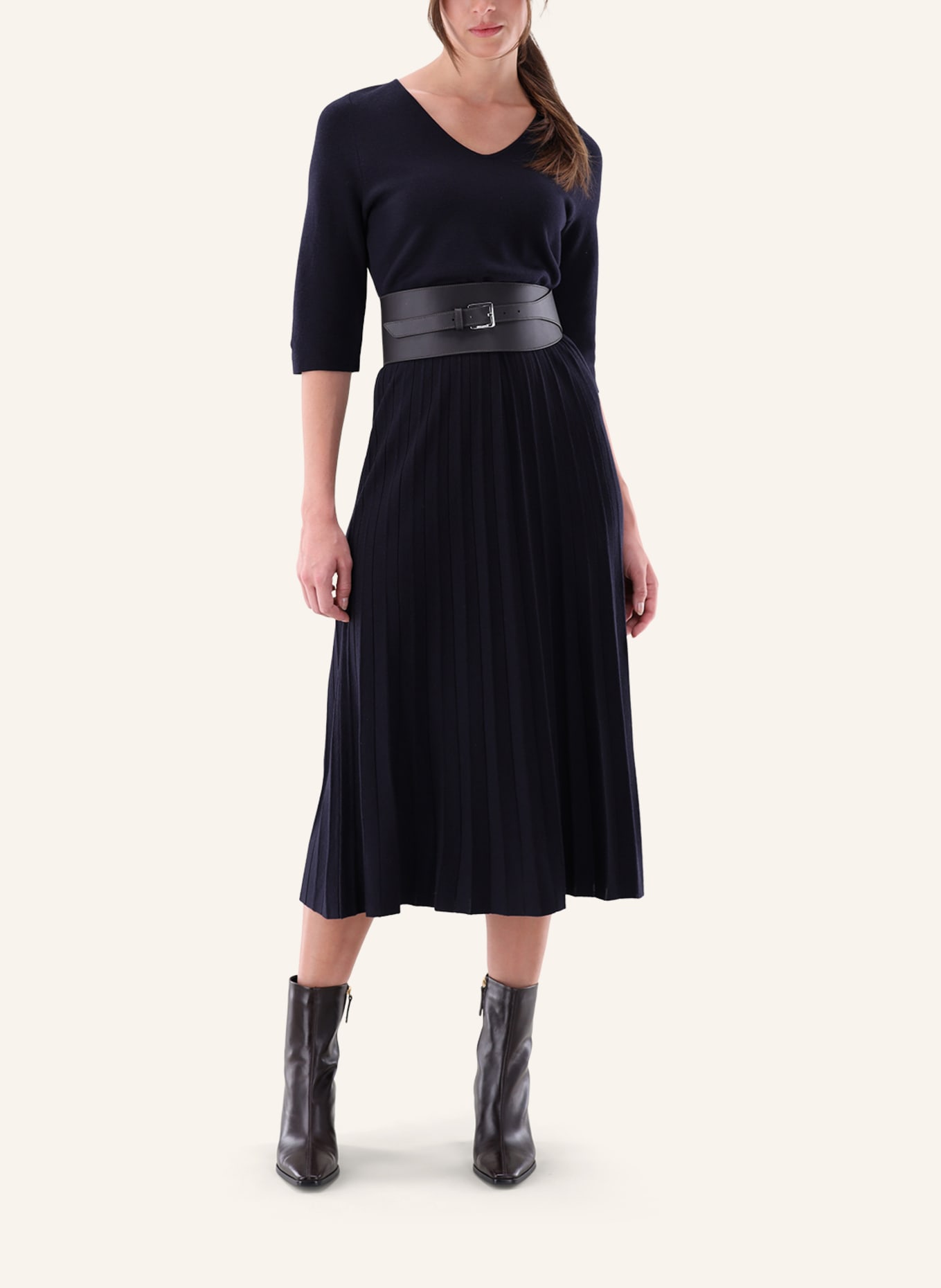 van Laack Kleid: DUNKELBLAU